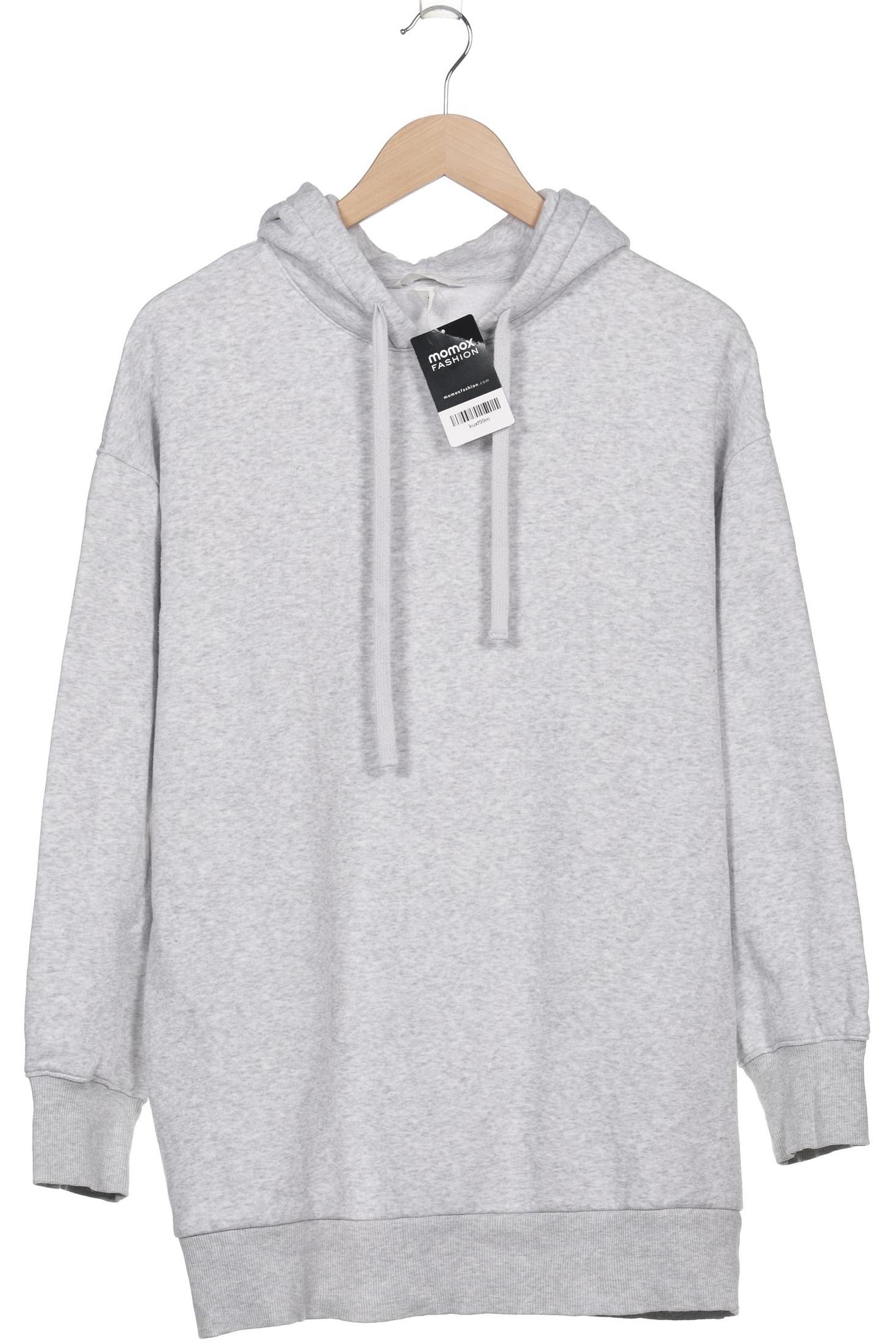

H&M Damen Kapuzenpullover, grau, Gr. 36