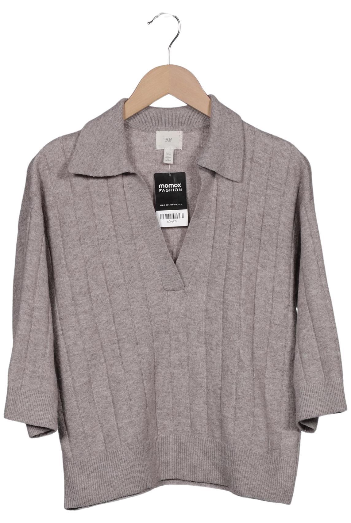

H&M Damen Pullover, grau, Gr. 34