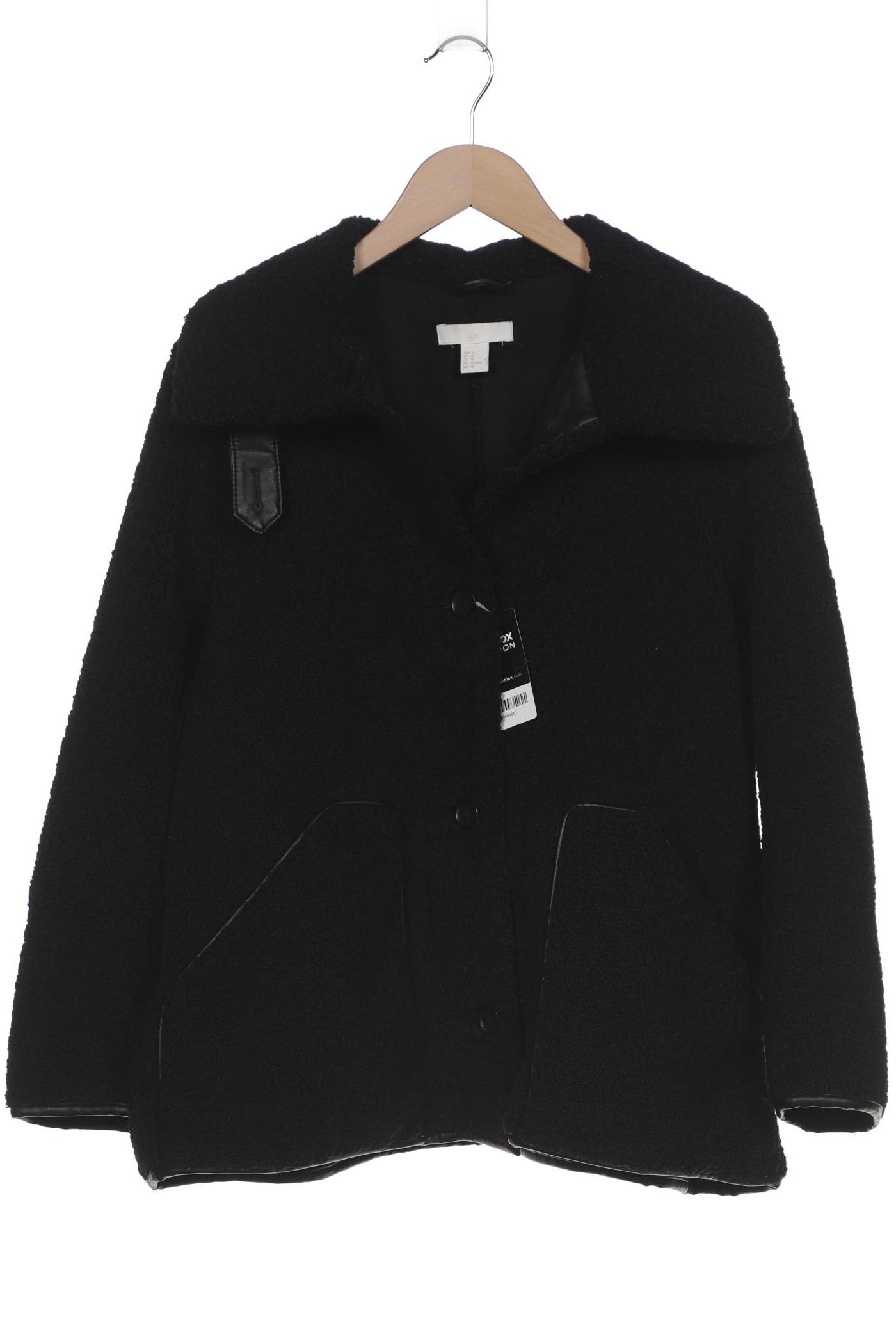 

H&M Damen Jacke, schwarz, Gr. 42