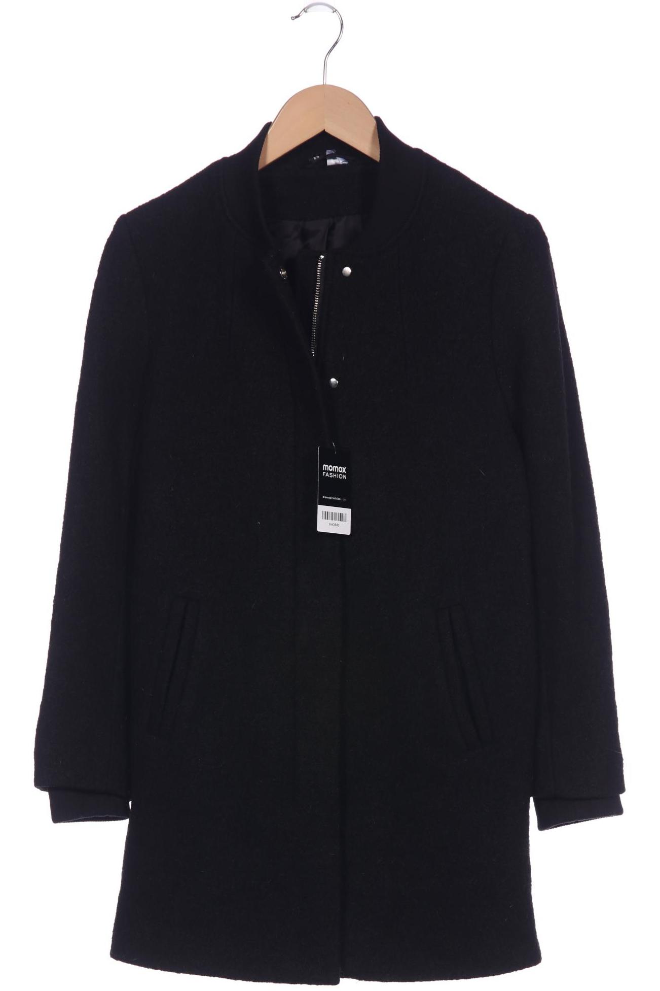 

H&M Damen Mantel, schwarz, Gr. 38