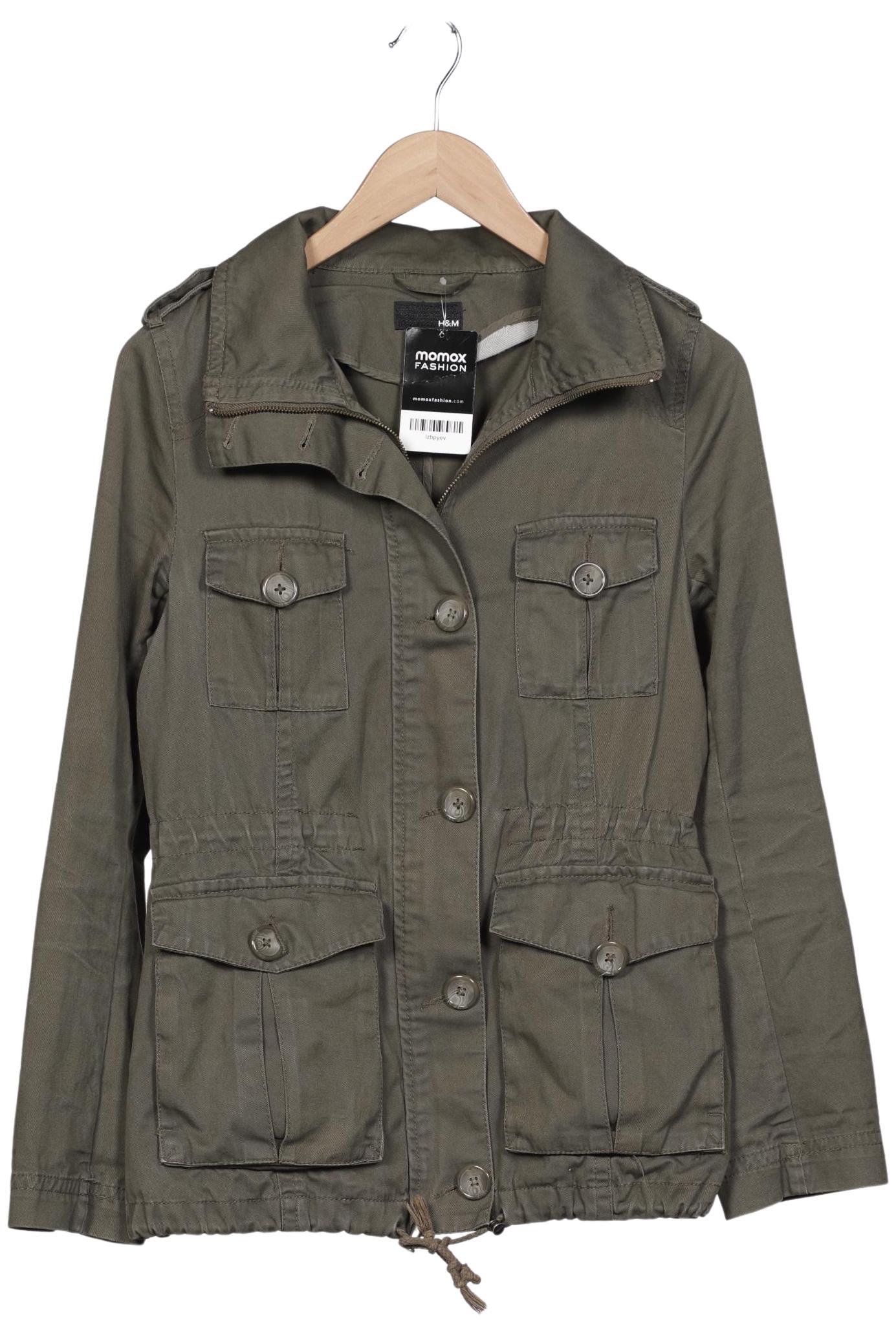 

H&M Damen Jacke, grün, Gr. 38