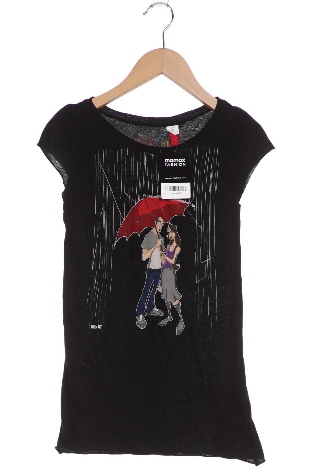 

H&M Damen T-Shirt, schwarz, Gr. 34