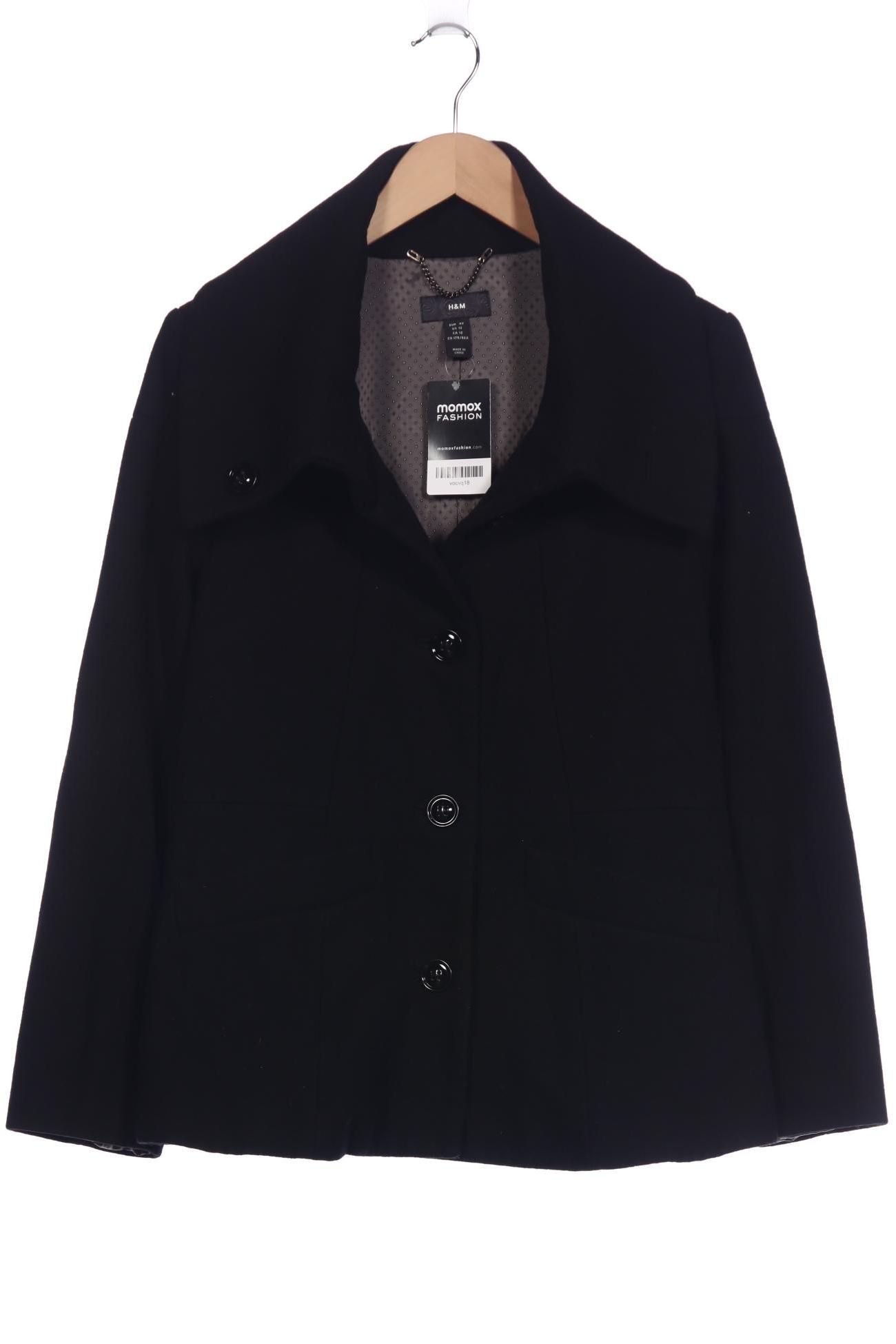 

H&M Damen Jacke, schwarz, Gr. 42