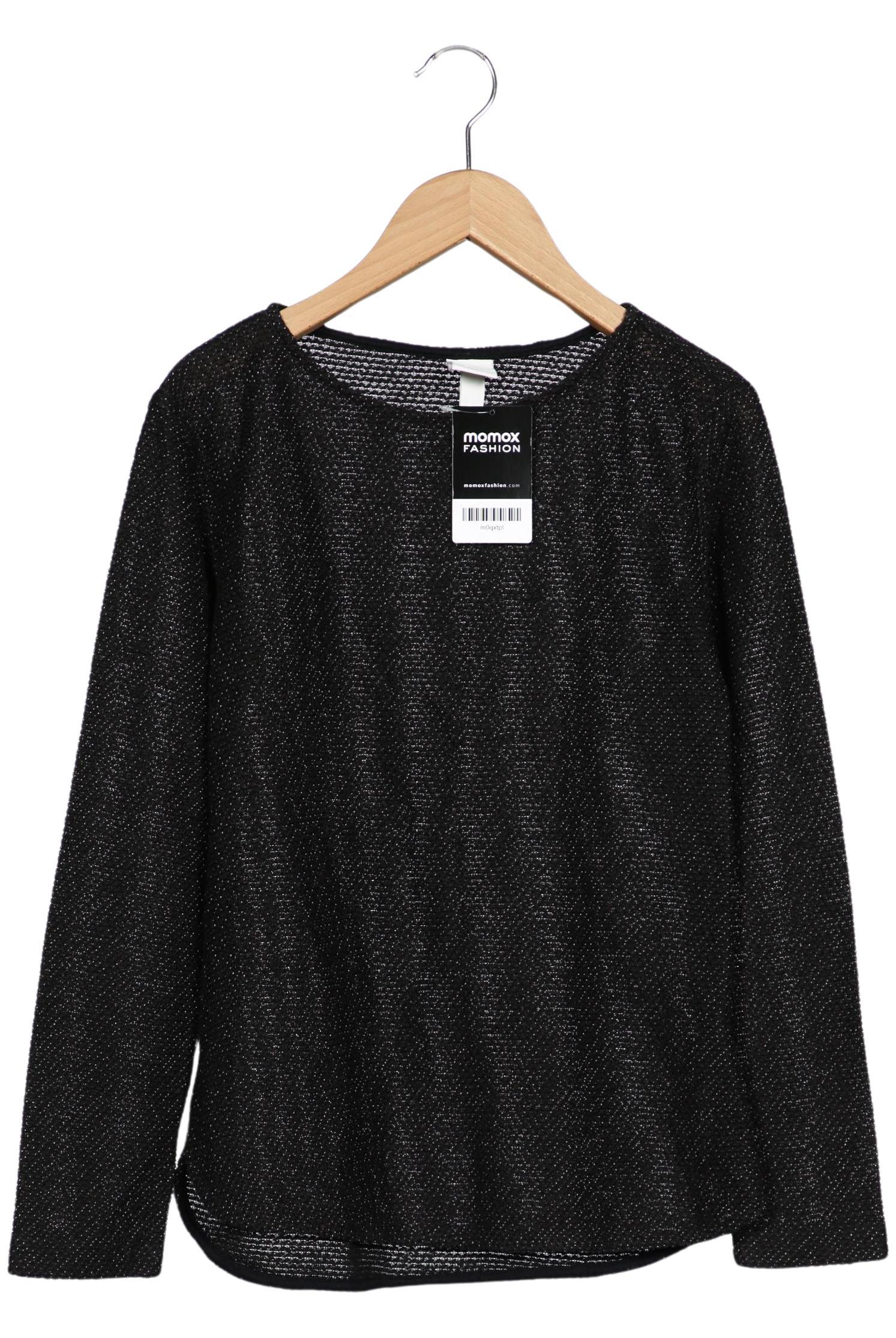 

H&M Damen Sweatshirt, schwarz, Gr. 34