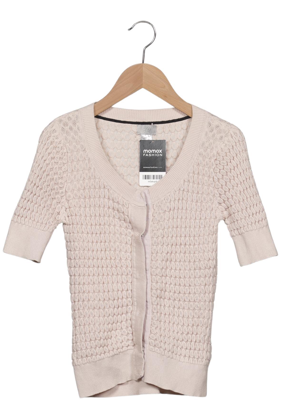 

H&M Damen Strickjacke, beige, Gr. 34