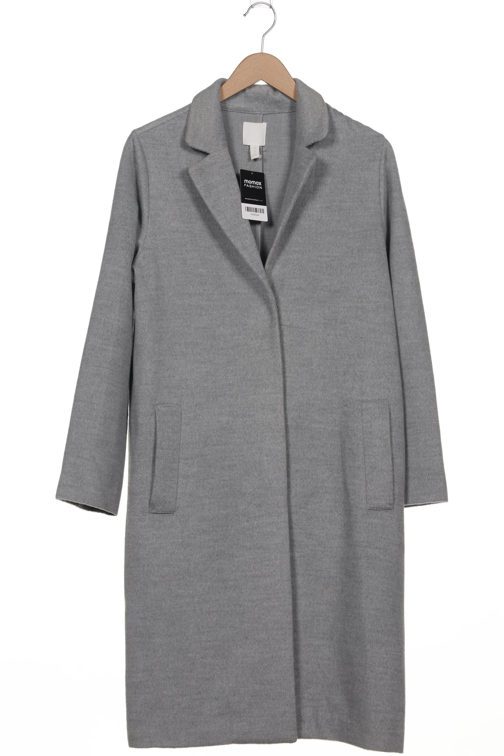 

H&M Damen Mantel, grau, Gr. 40