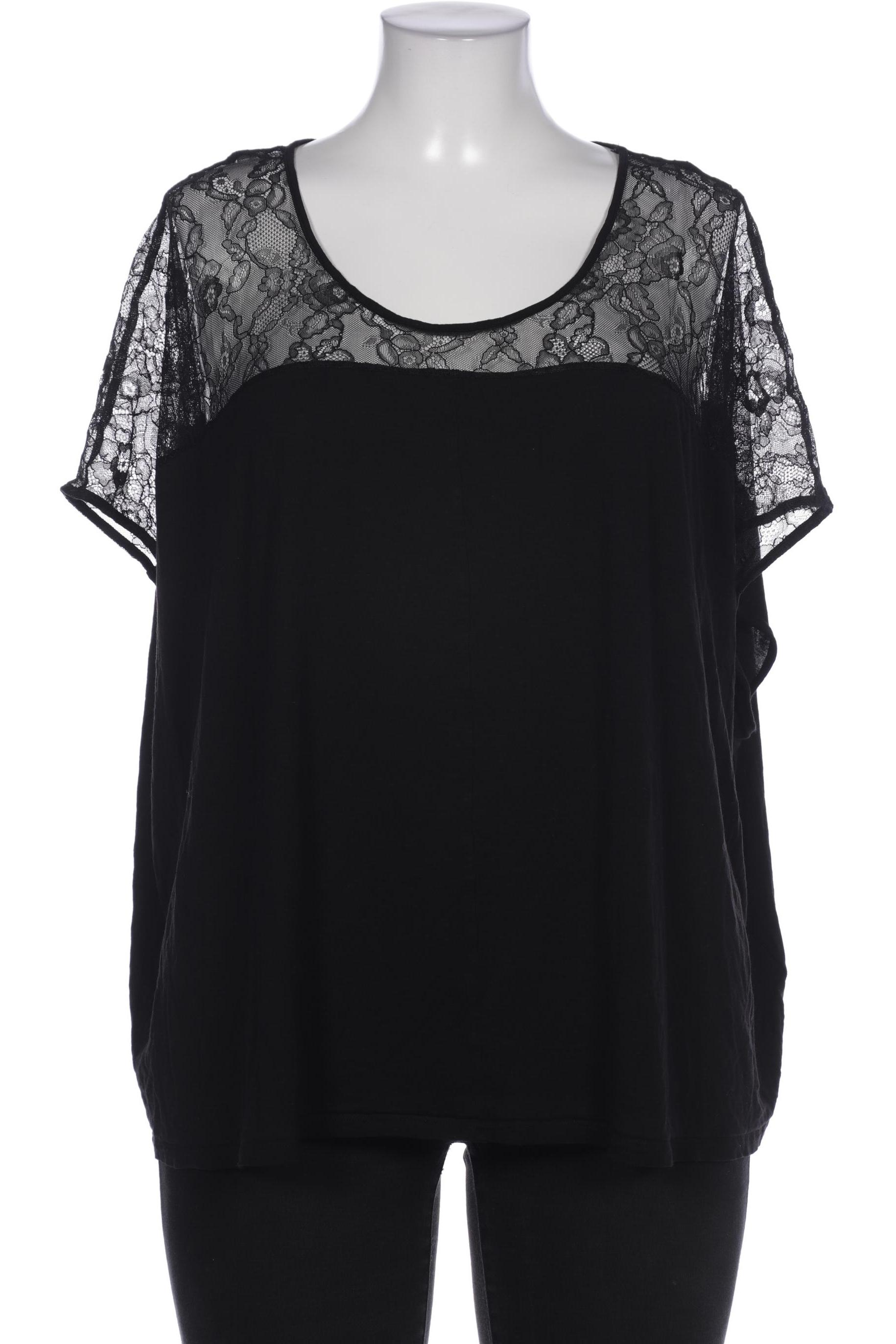 

H&M Damen T-Shirt, schwarz, Gr. 48