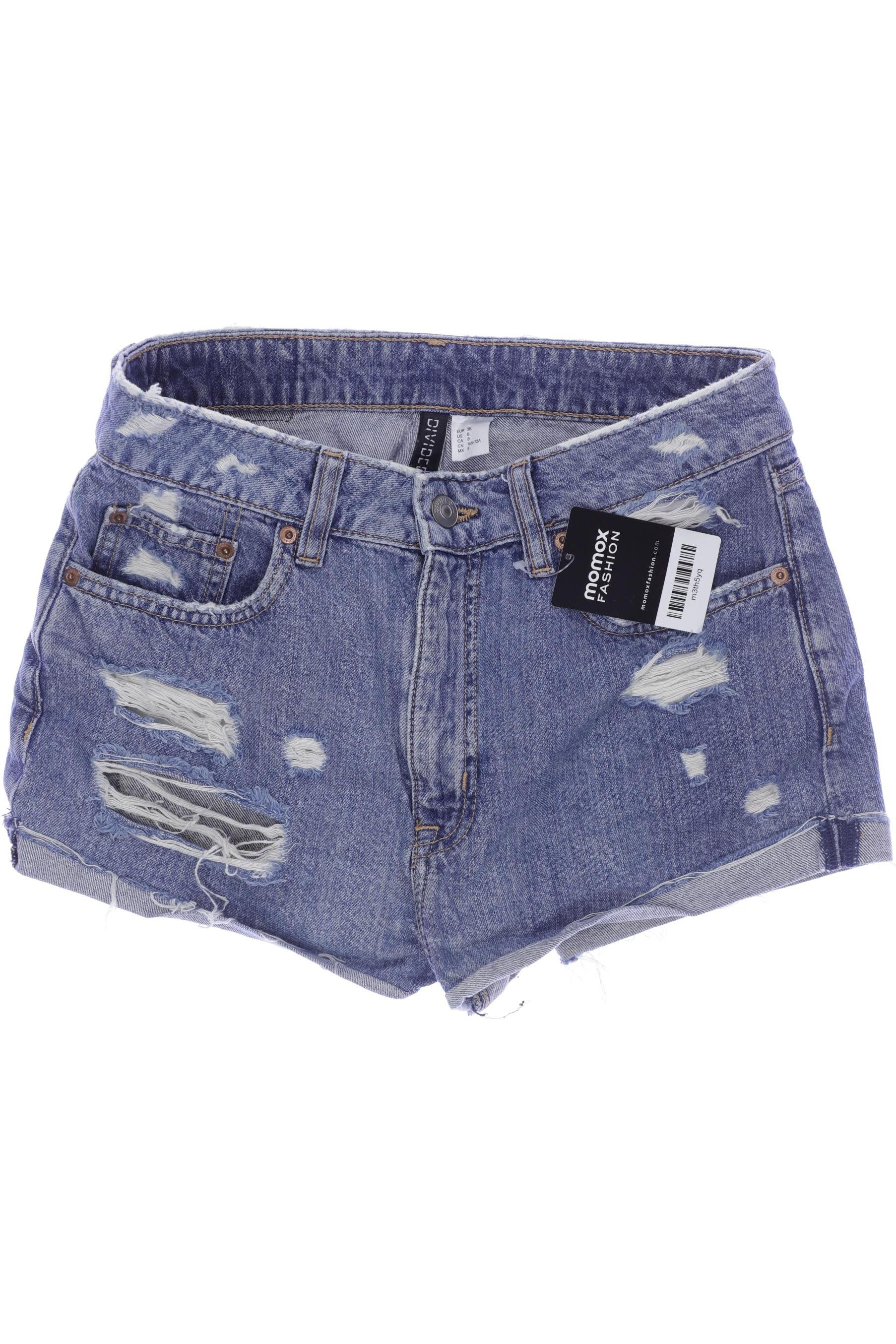 

H&M Damen Shorts, blau, Gr. 38