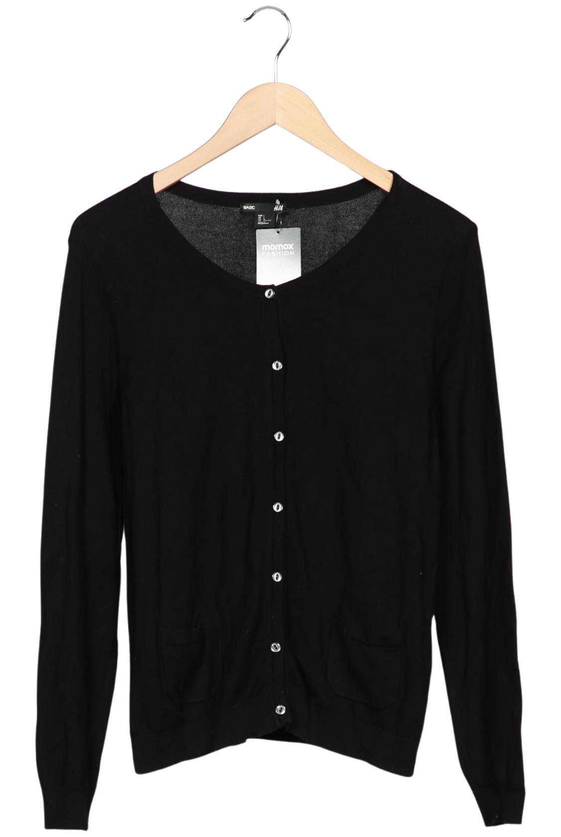 

H&M Damen Strickjacke, schwarz, Gr. 42