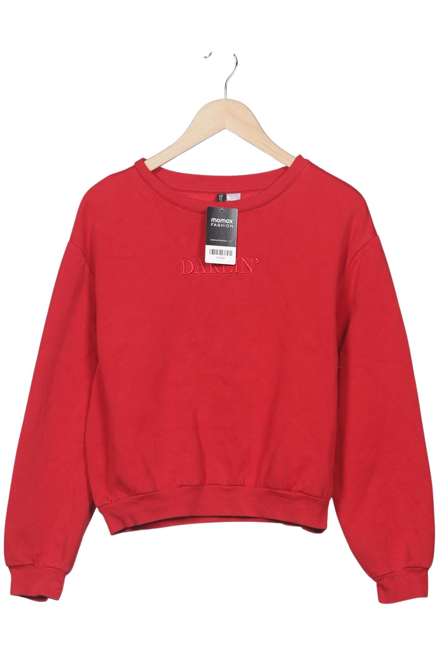 

H&M Damen Sweatshirt, rot, Gr. 42