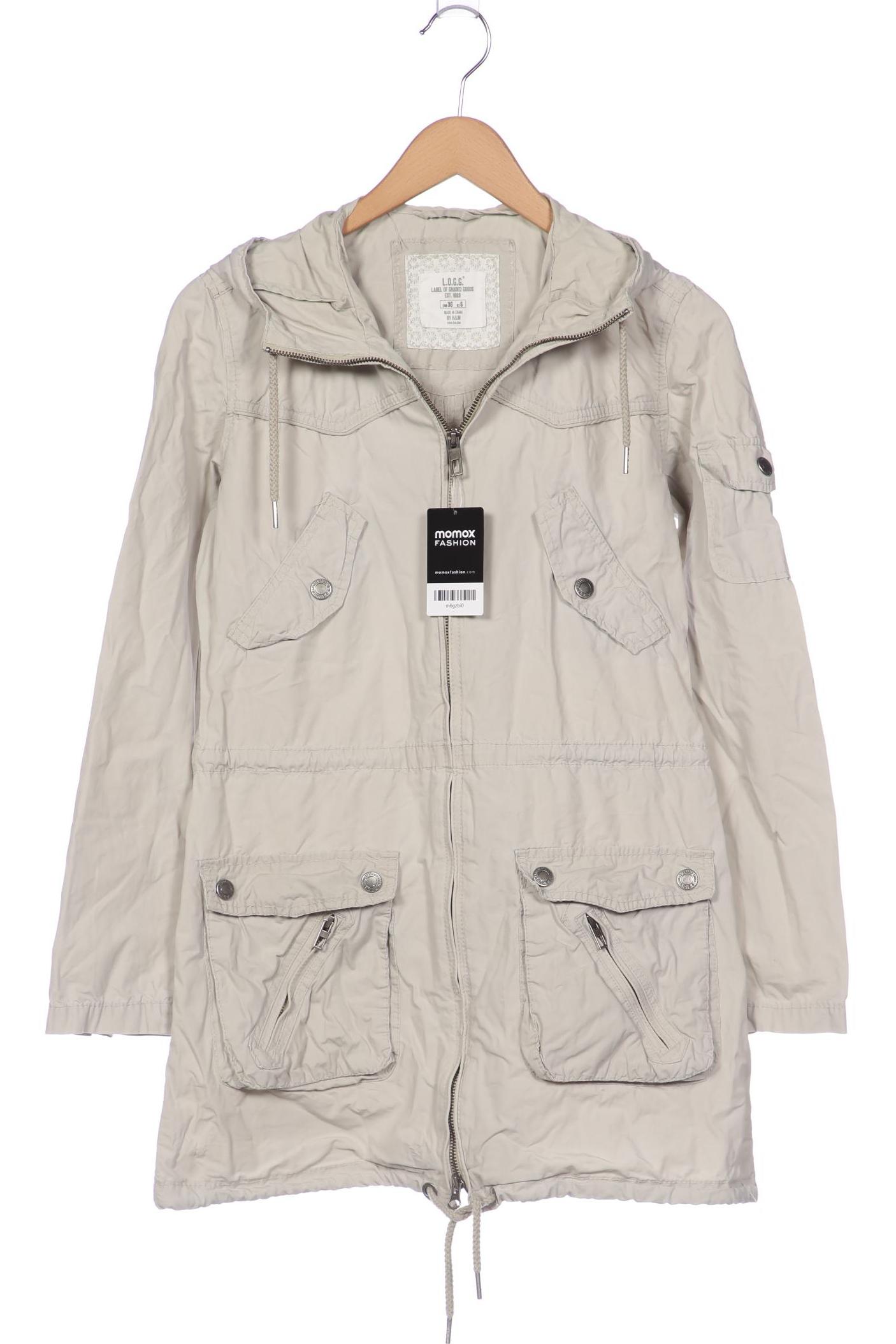 

H&M Damen Mantel, grau, Gr. 36