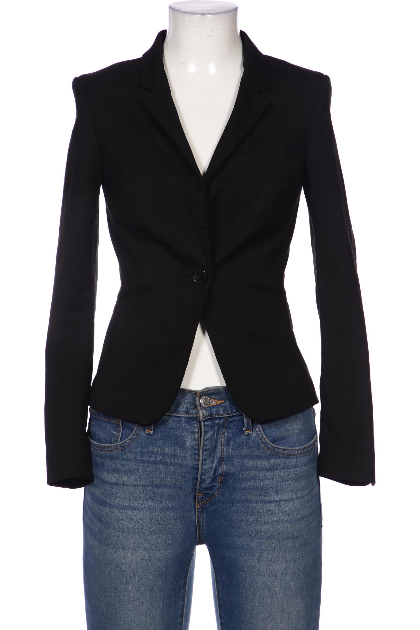 

H&M Damen Blazer, schwarz, Gr. 32