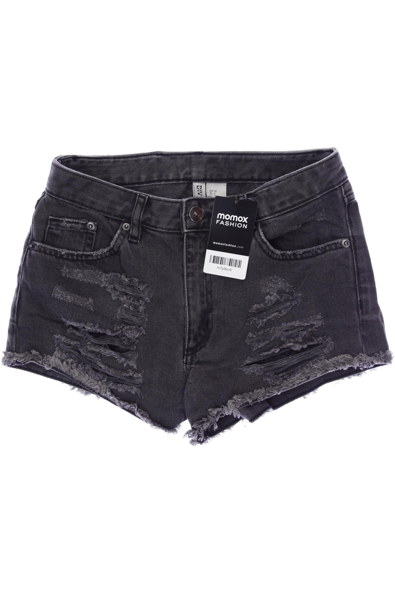 

H&M Damen Shorts, grau, Gr. 34