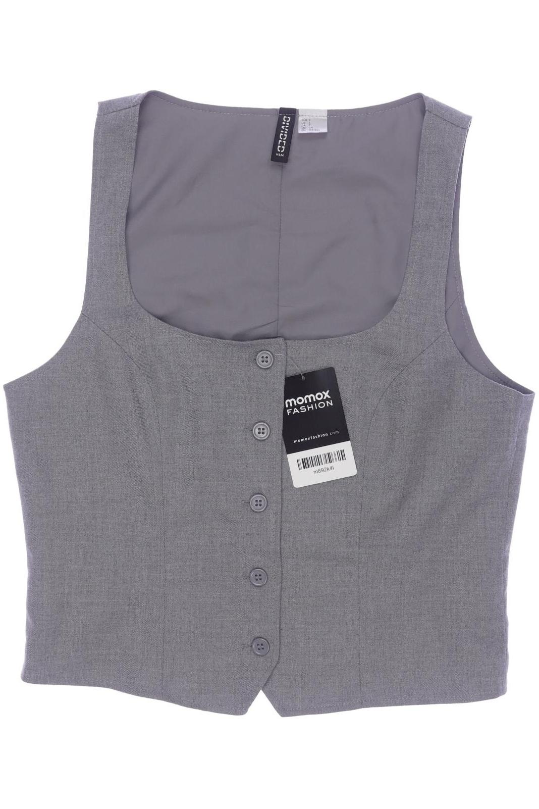

H&M Damen Weste, grau, Gr. 36