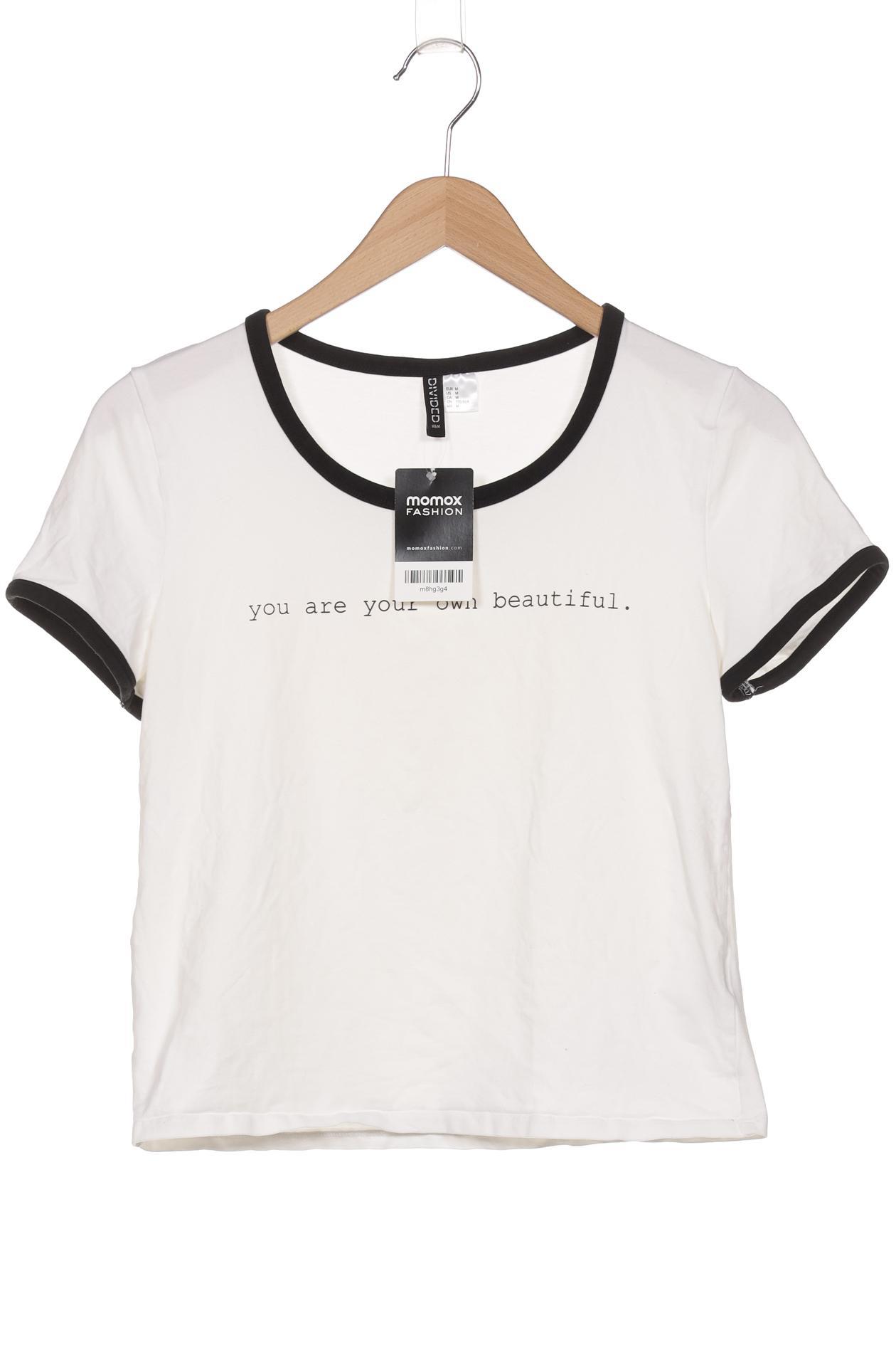 

H&M Damen T-Shirt, weiß, Gr. 38