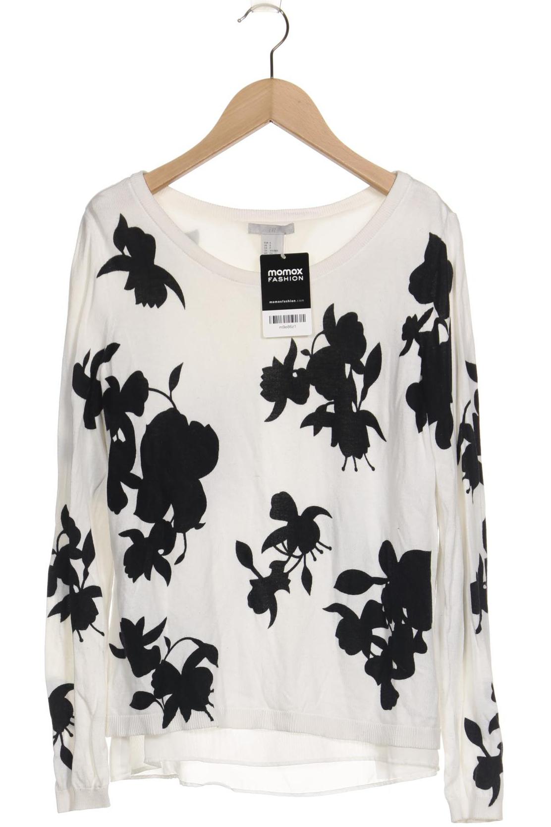 

H&M Damen Pullover, weiß, Gr. 36