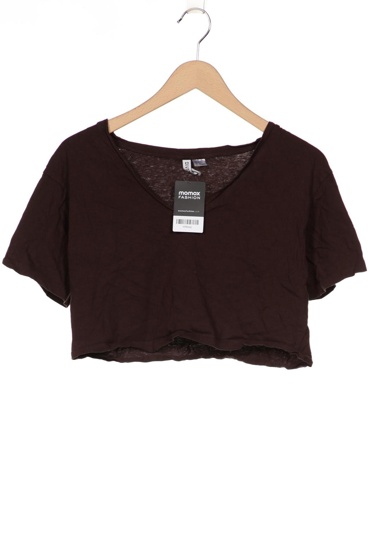 

H&M Damen T-Shirt, braun, Gr. 36