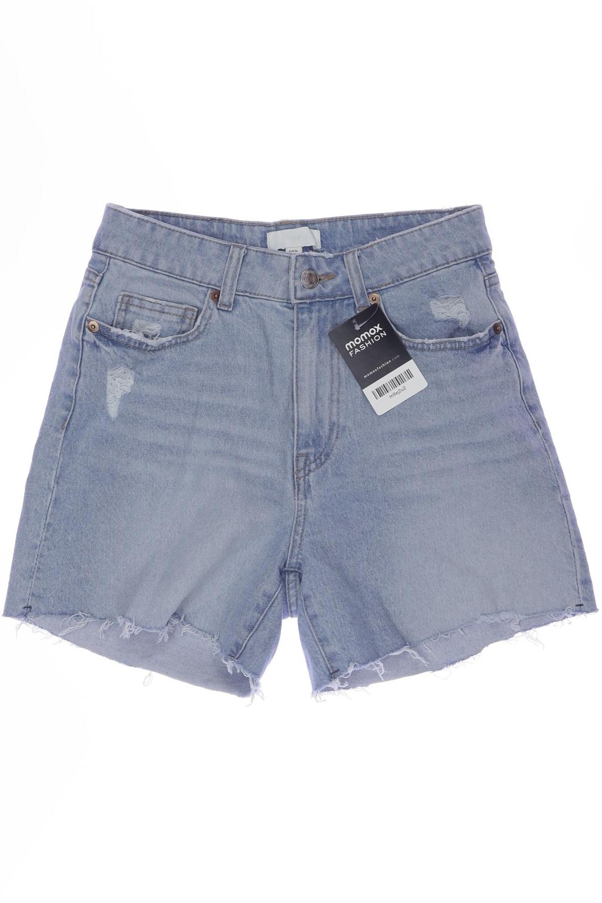 

H&M Damen Shorts, blau, Gr. 36