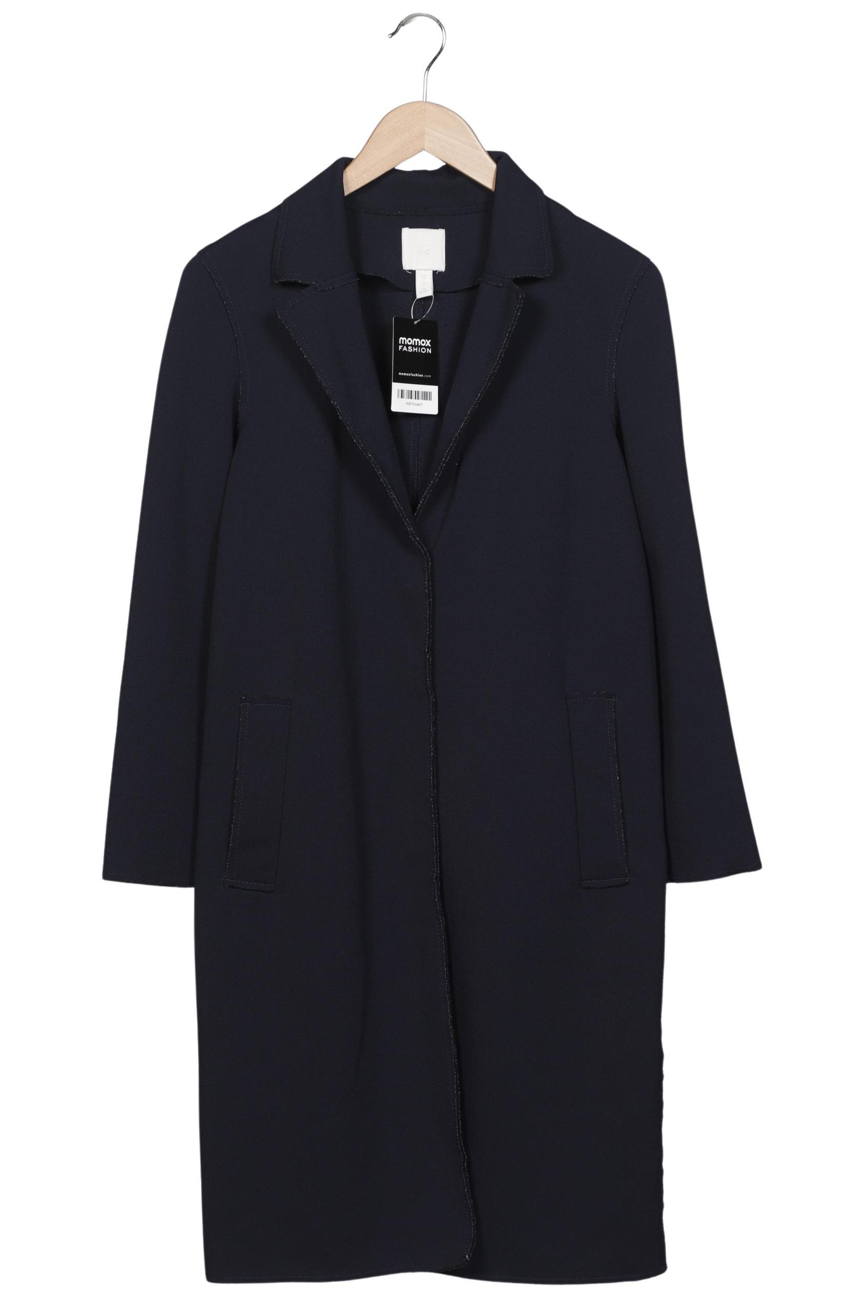 

H&M Damen Mantel, marineblau, Gr. 34