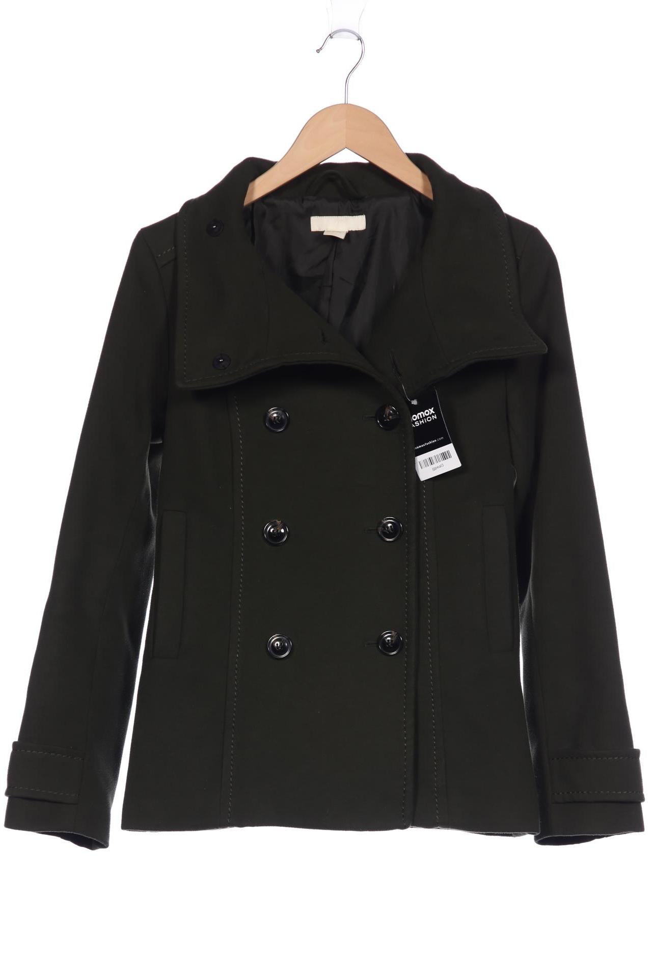 

H&M Damen Mantel, grün, Gr. 36
