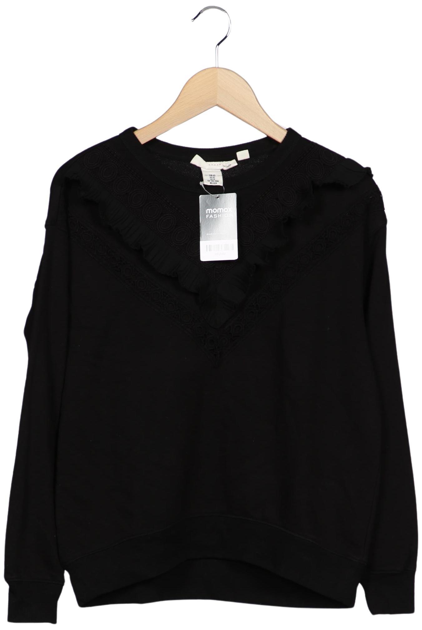 

H&M Damen Sweatshirt, schwarz, Gr. 34