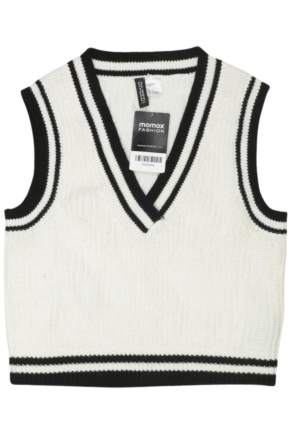 

H&M Damen Pullover, weiß, Gr. 36