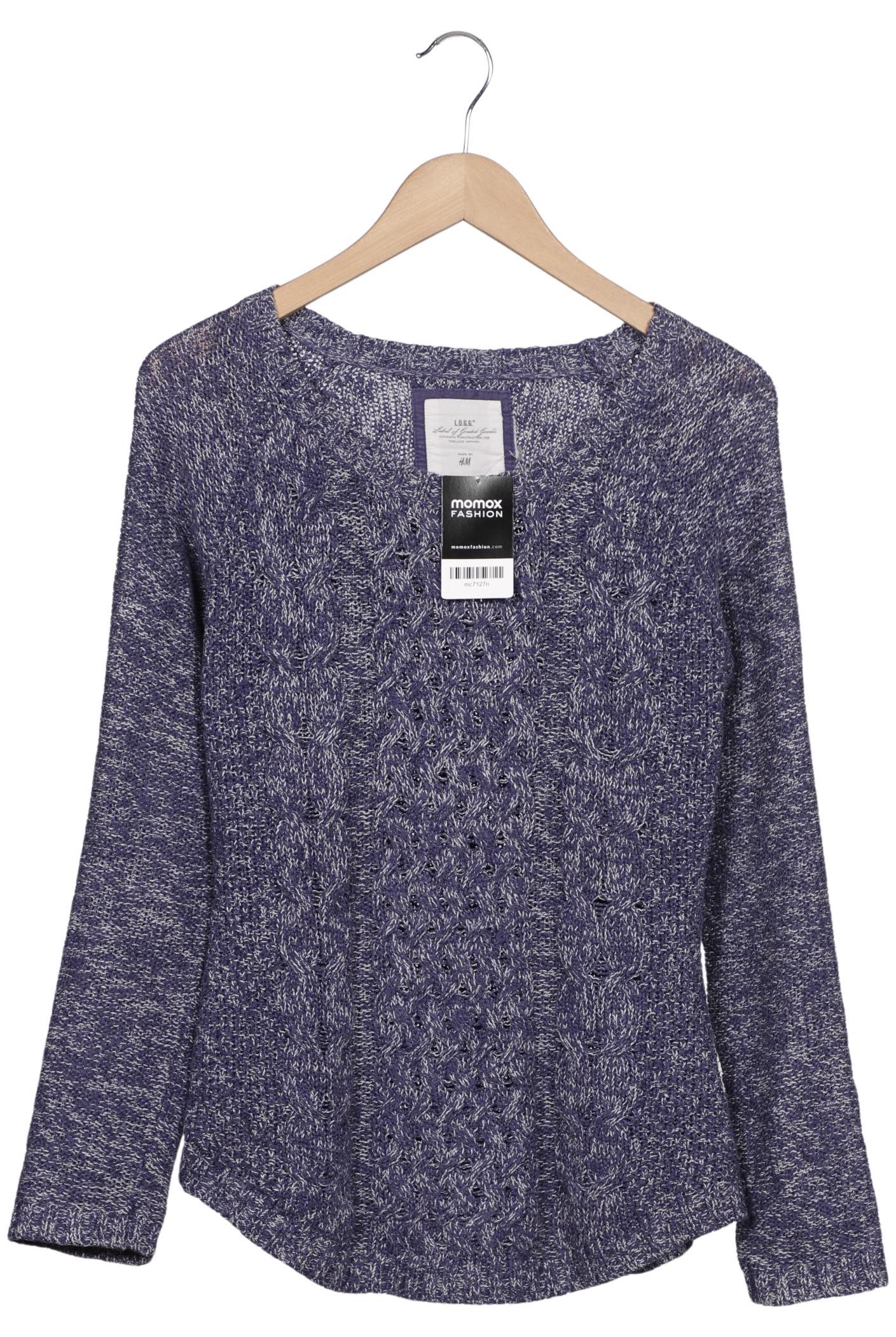 

H&M Damen Pullover, marineblau, Gr. 38
