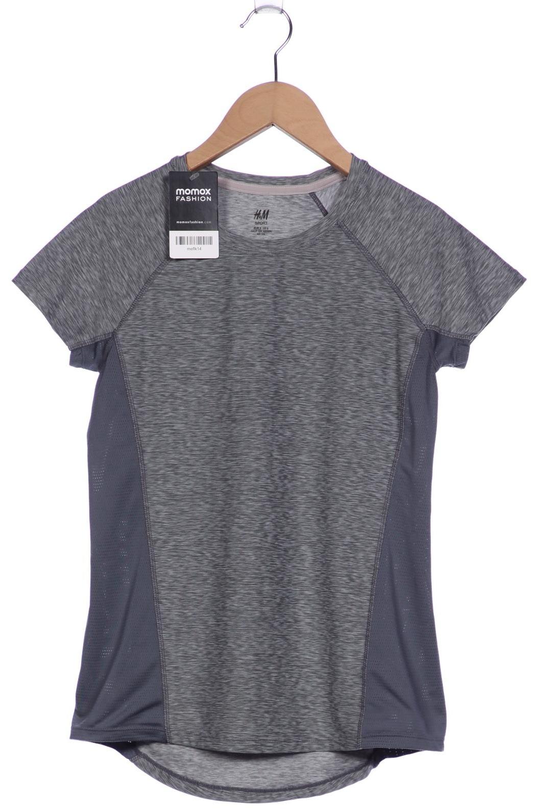 

H&M Damen T-Shirt, grau, Gr. 36