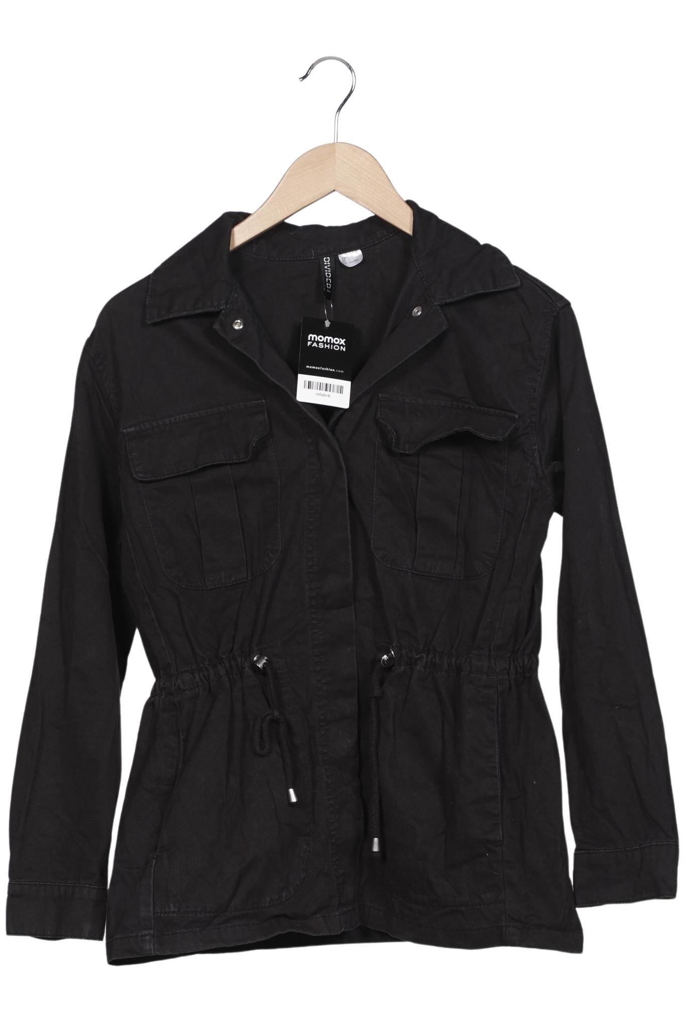 

H&M Damen Jacke, schwarz, Gr. 36