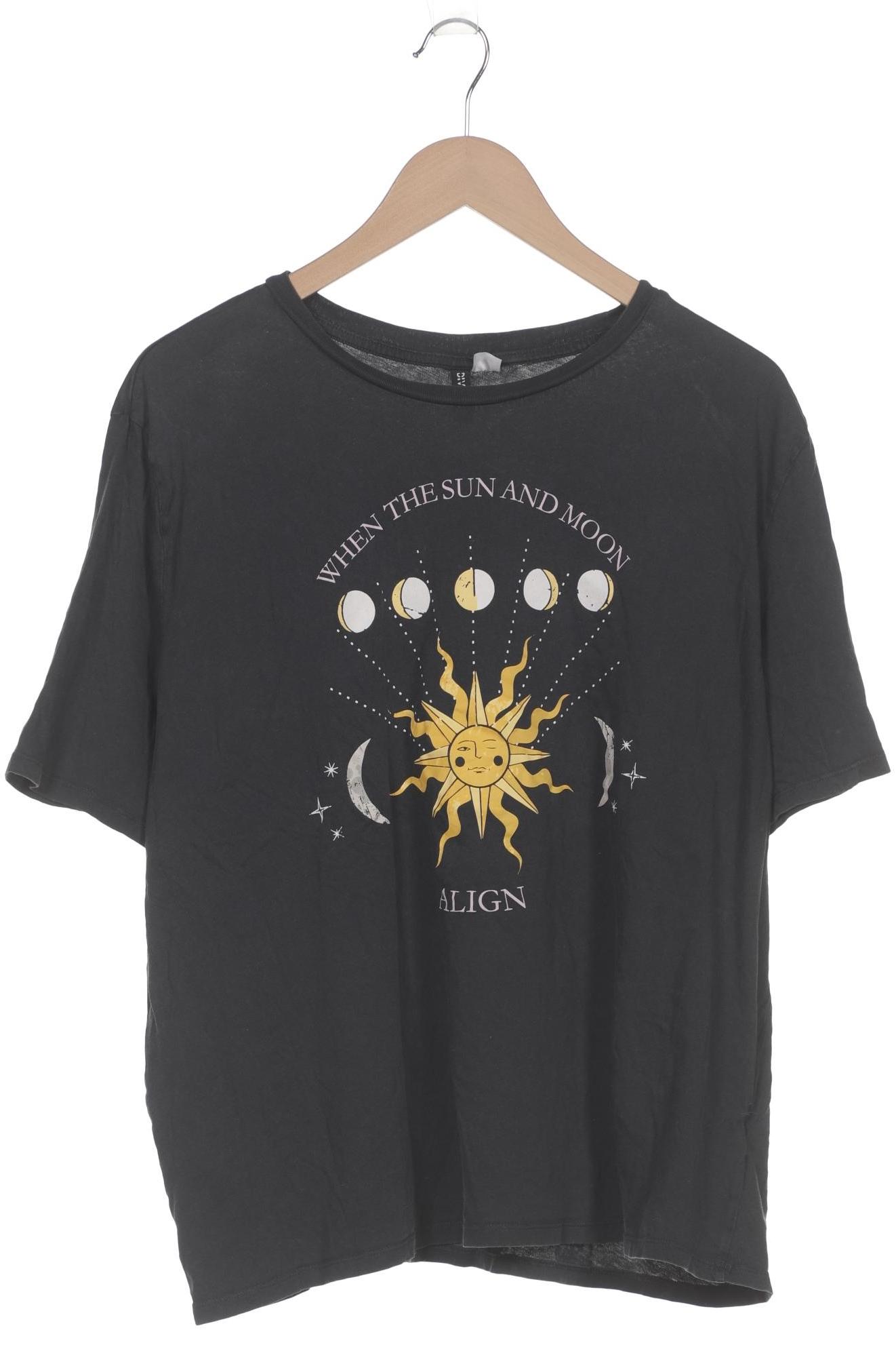 

H&M Damen T-Shirt, grau, Gr. 44