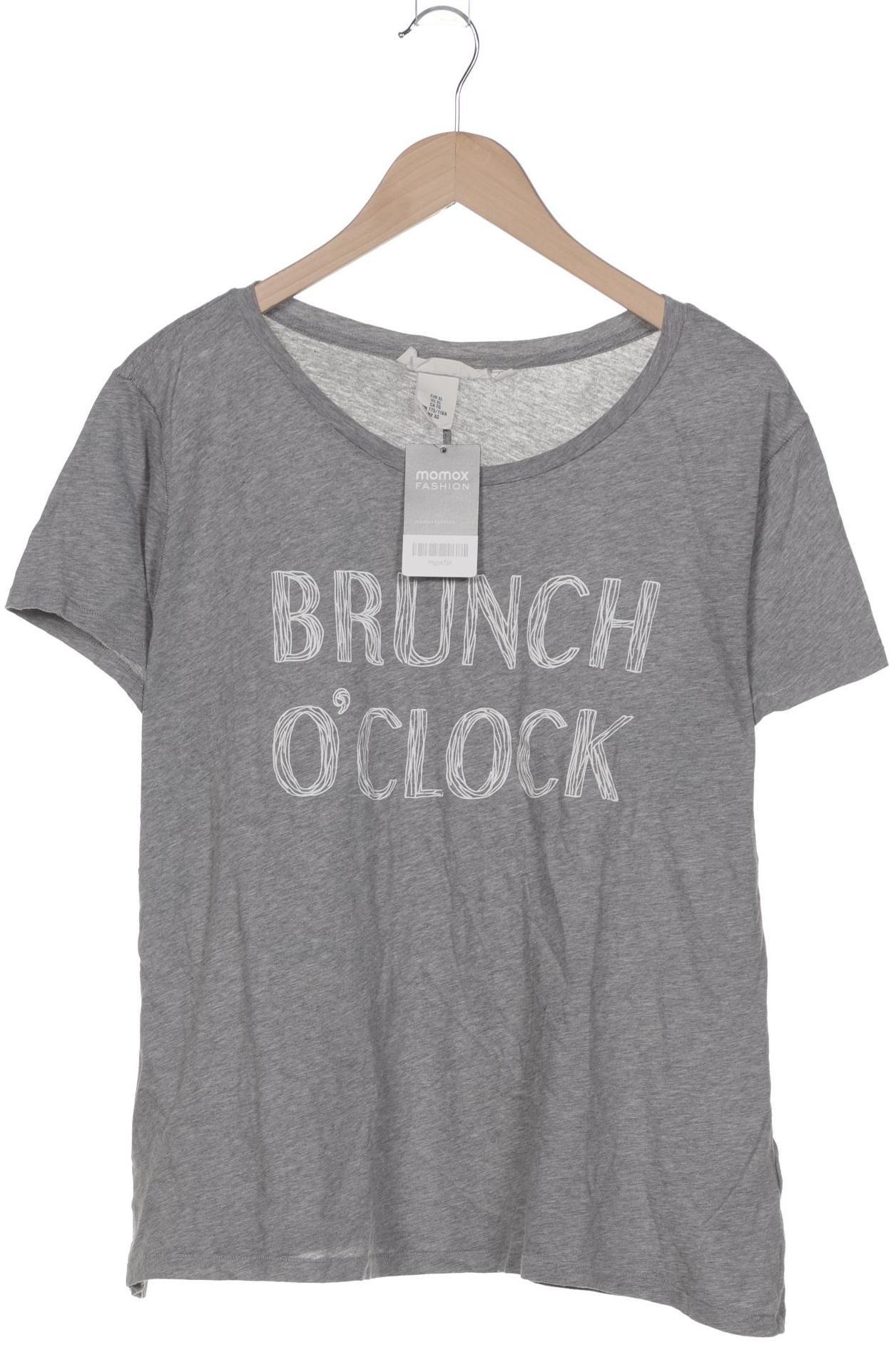 

H&M Damen T-Shirt, grau, Gr. 44