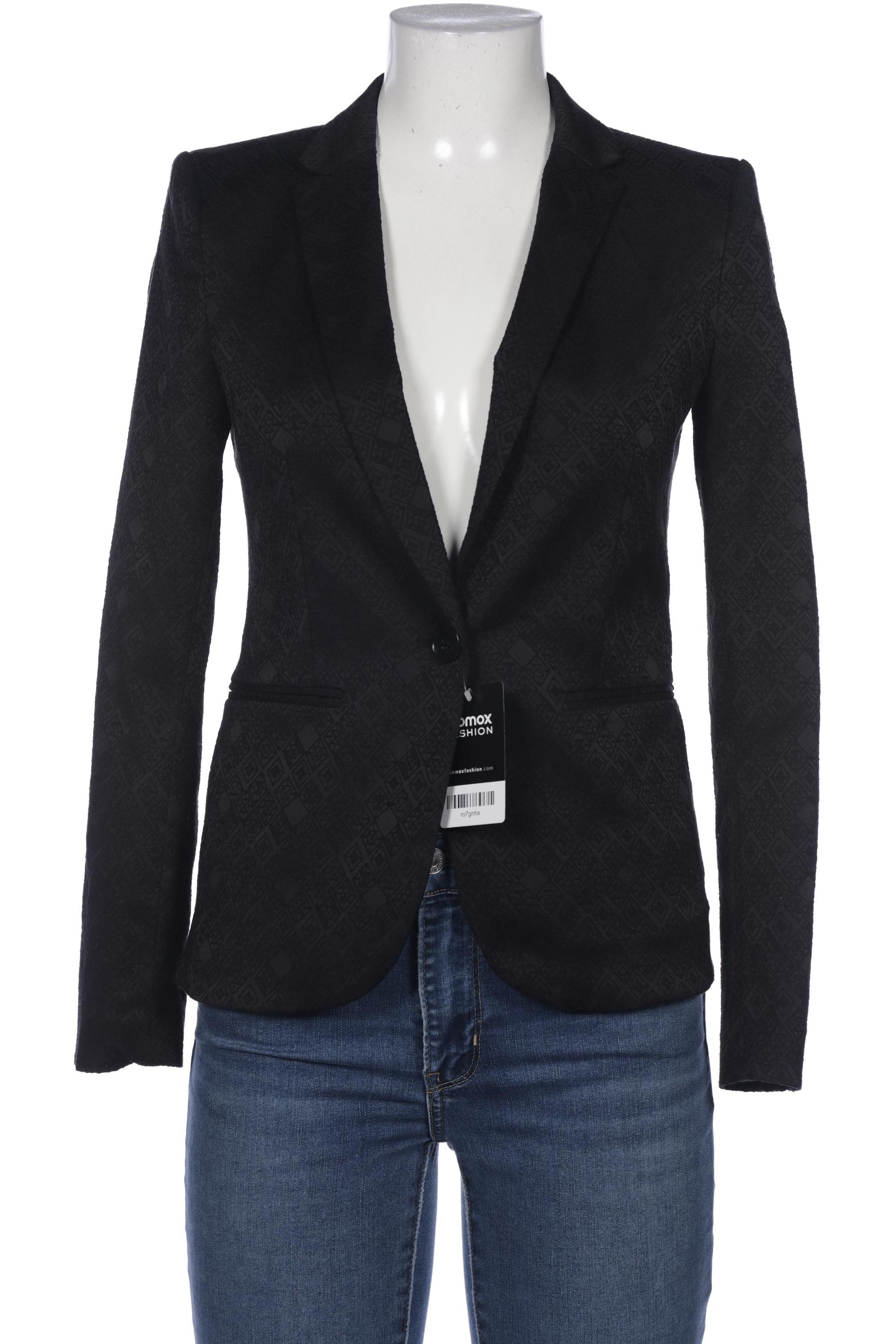 

H&M Damen Blazer, schwarz, Gr. 38