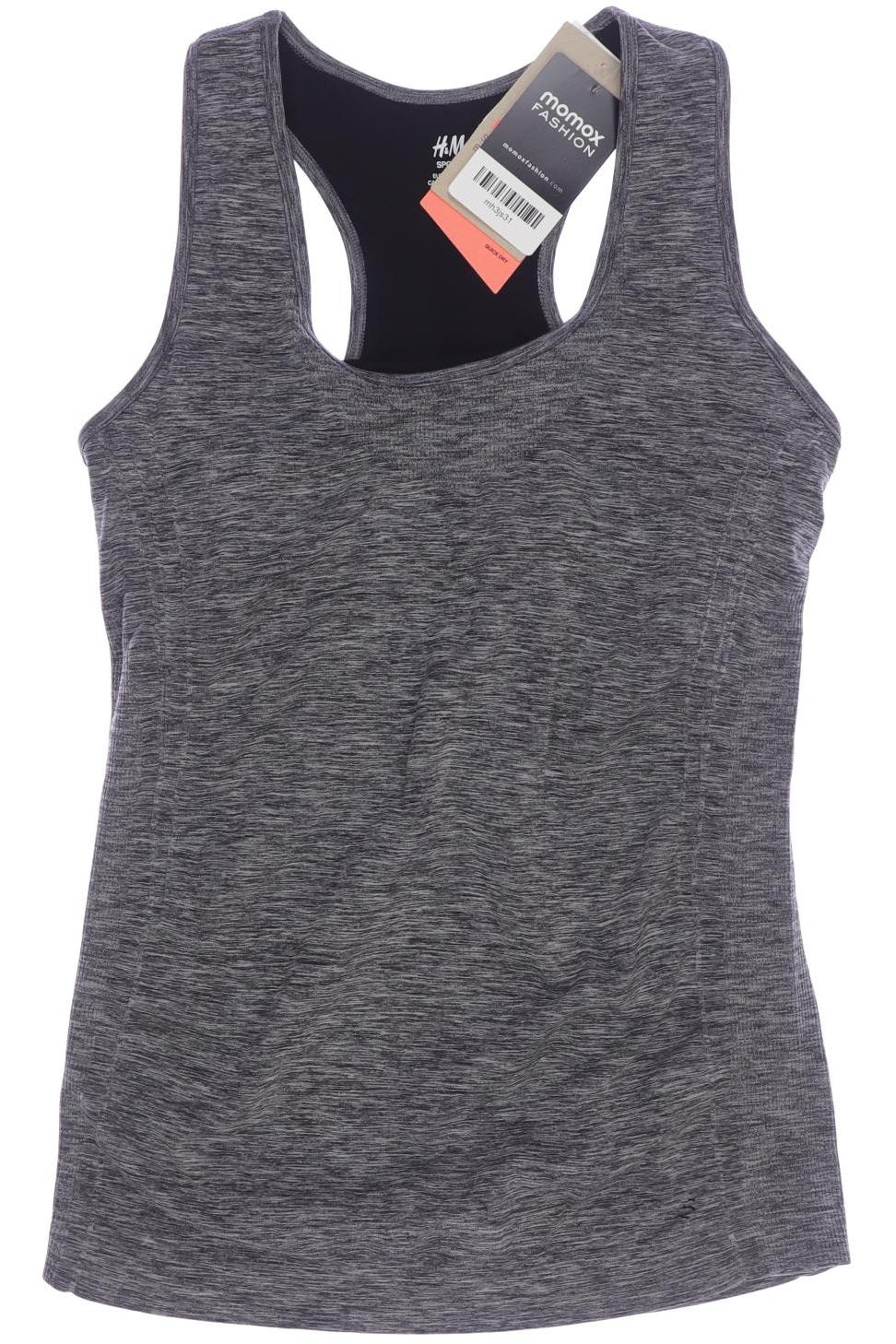 

H&M Damen Top, grau, Gr. 38