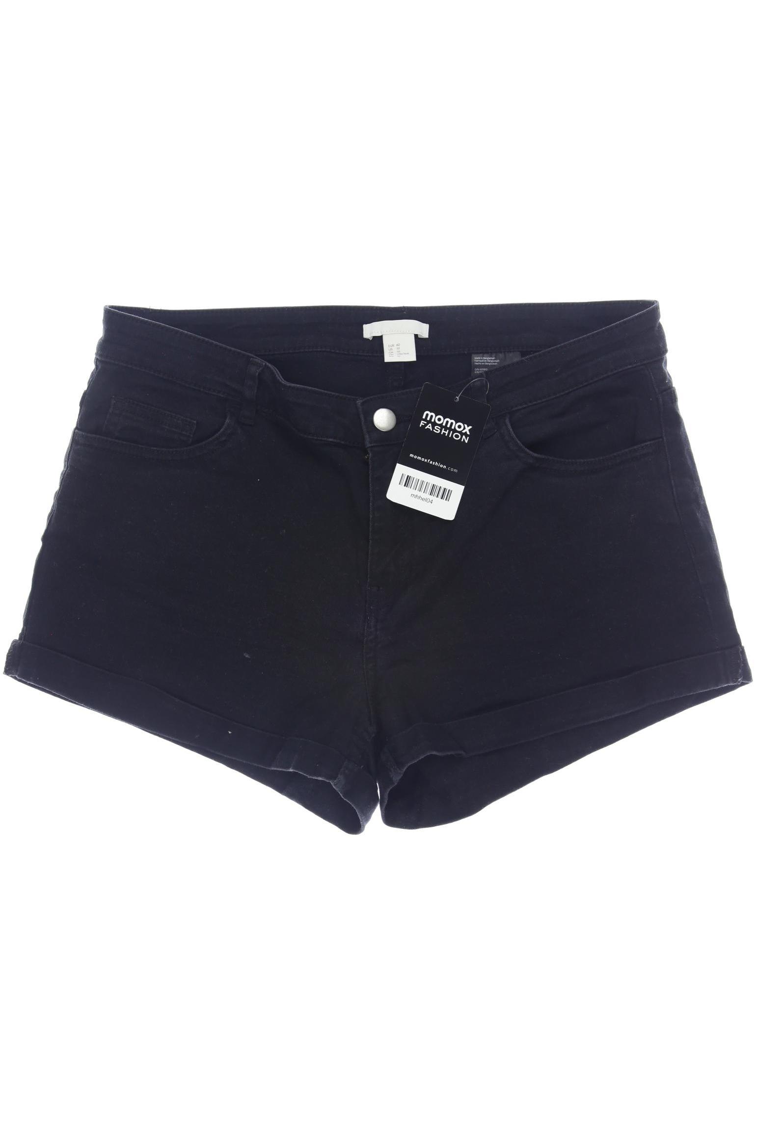 

H&M Damen Shorts, schwarz, Gr. 40