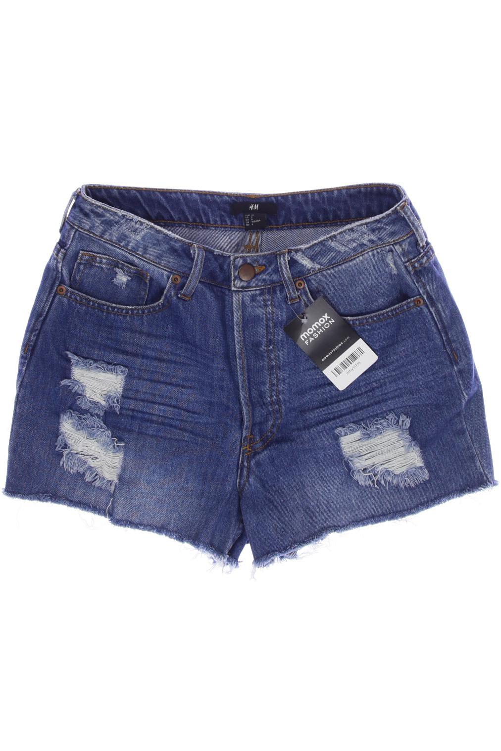 

H&M Damen Shorts, blau, Gr. 36