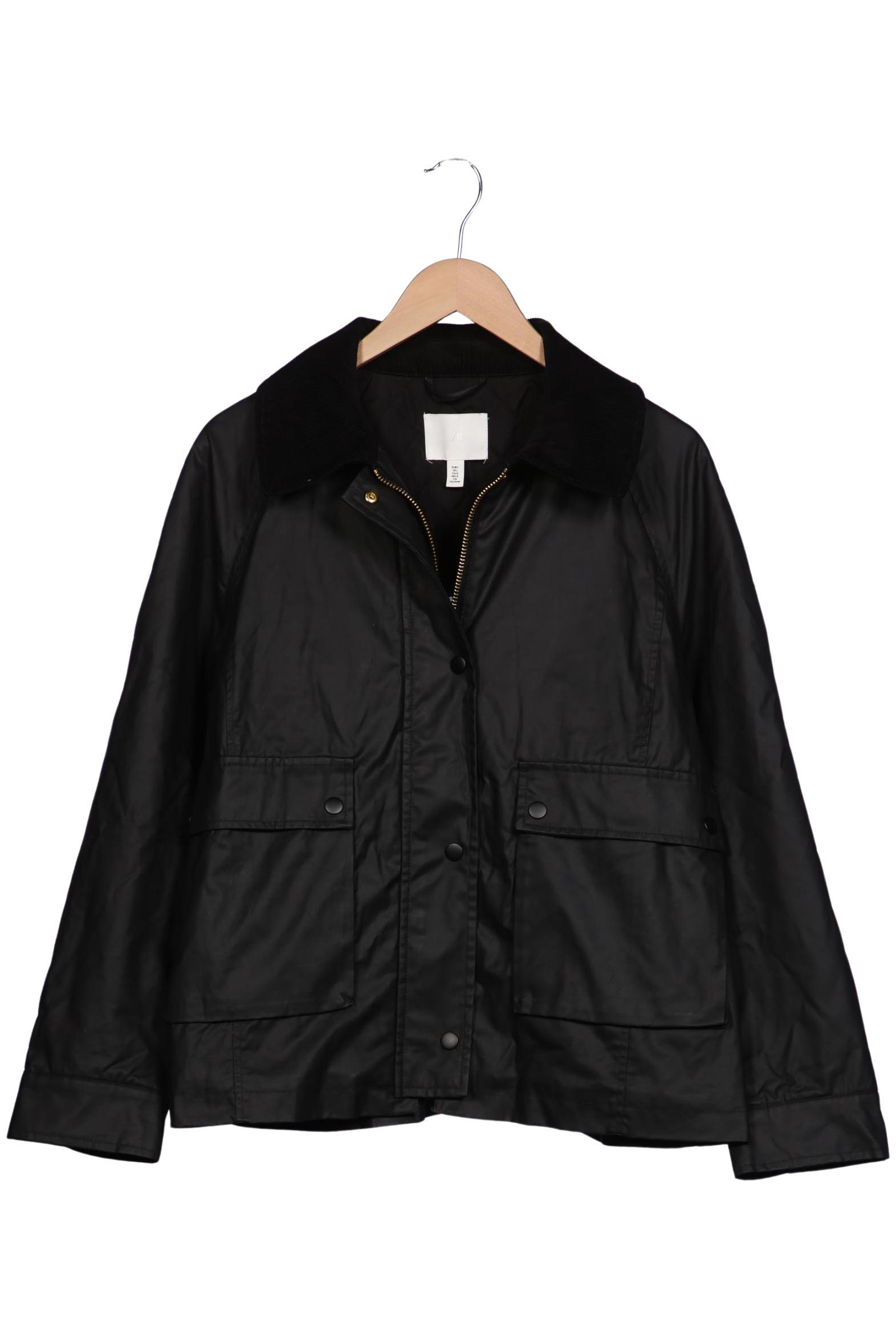

H&M Damen Jacke, schwarz, Gr. 42