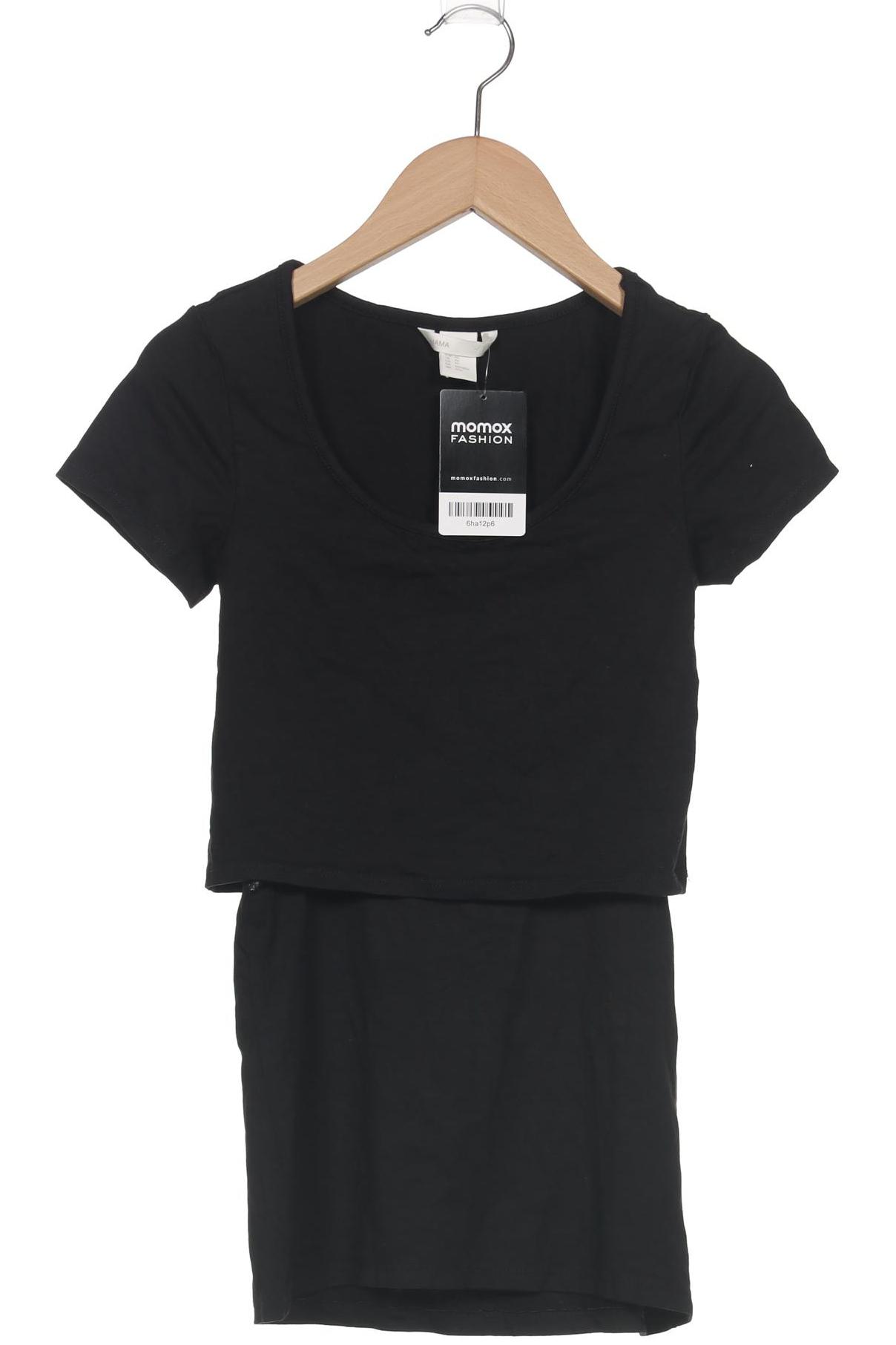 

H&M Damen T-Shirt, schwarz, Gr. 34