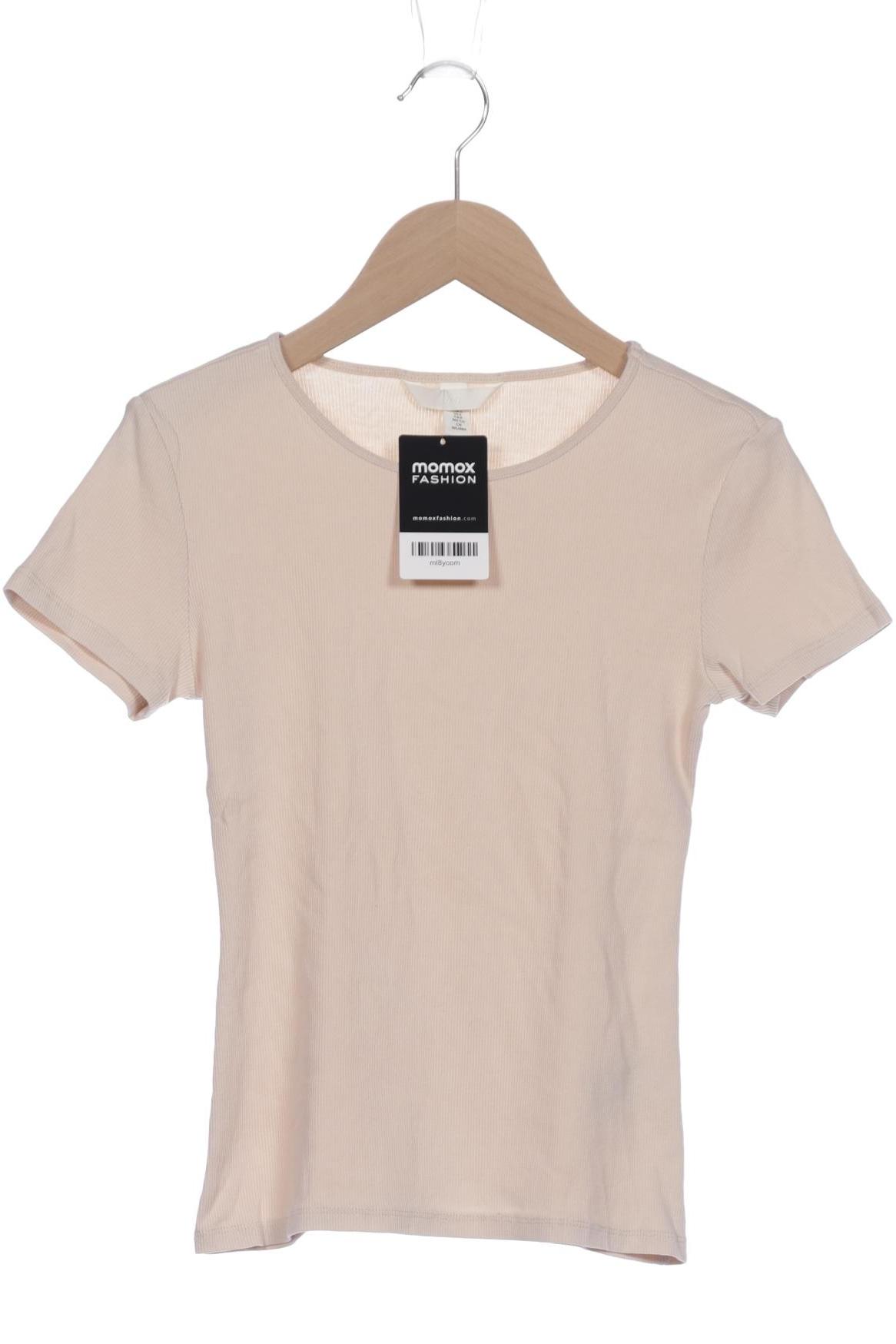 

H&M Damen T-Shirt, beige, Gr. 36