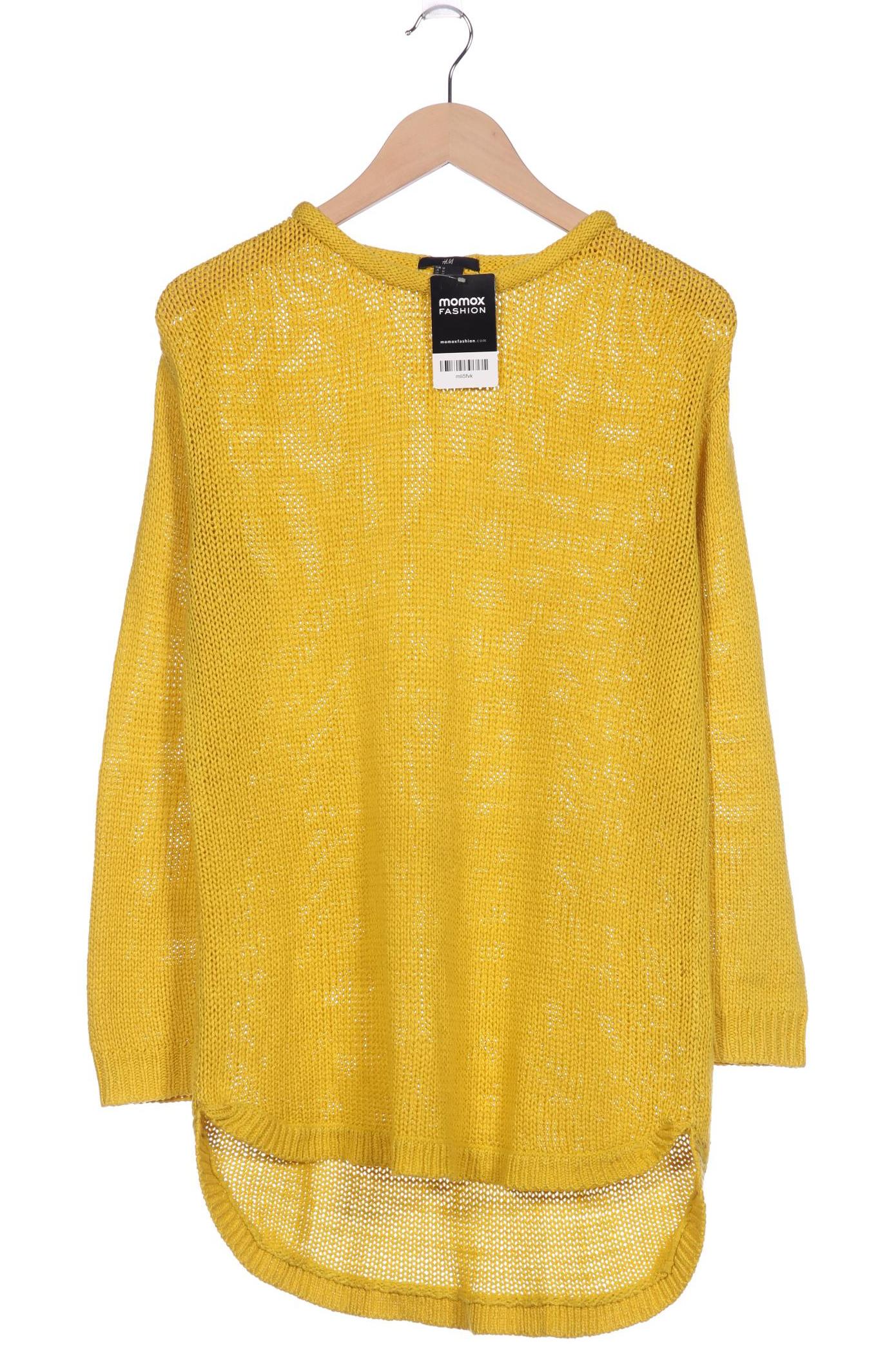 

H&M Damen Pullover, gelb, Gr. 38