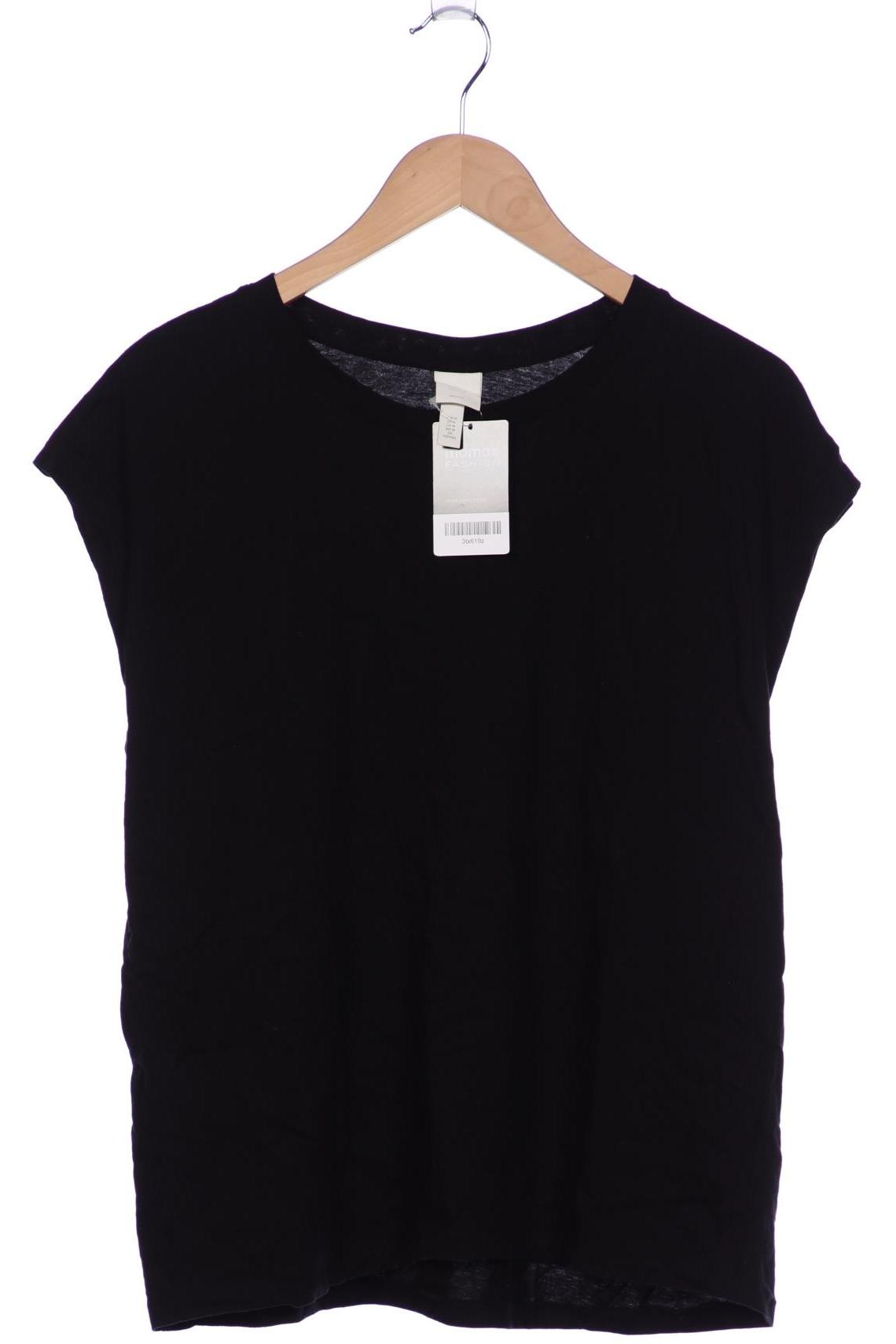 

H&M Damen T-Shirt, schwarz, Gr. 38