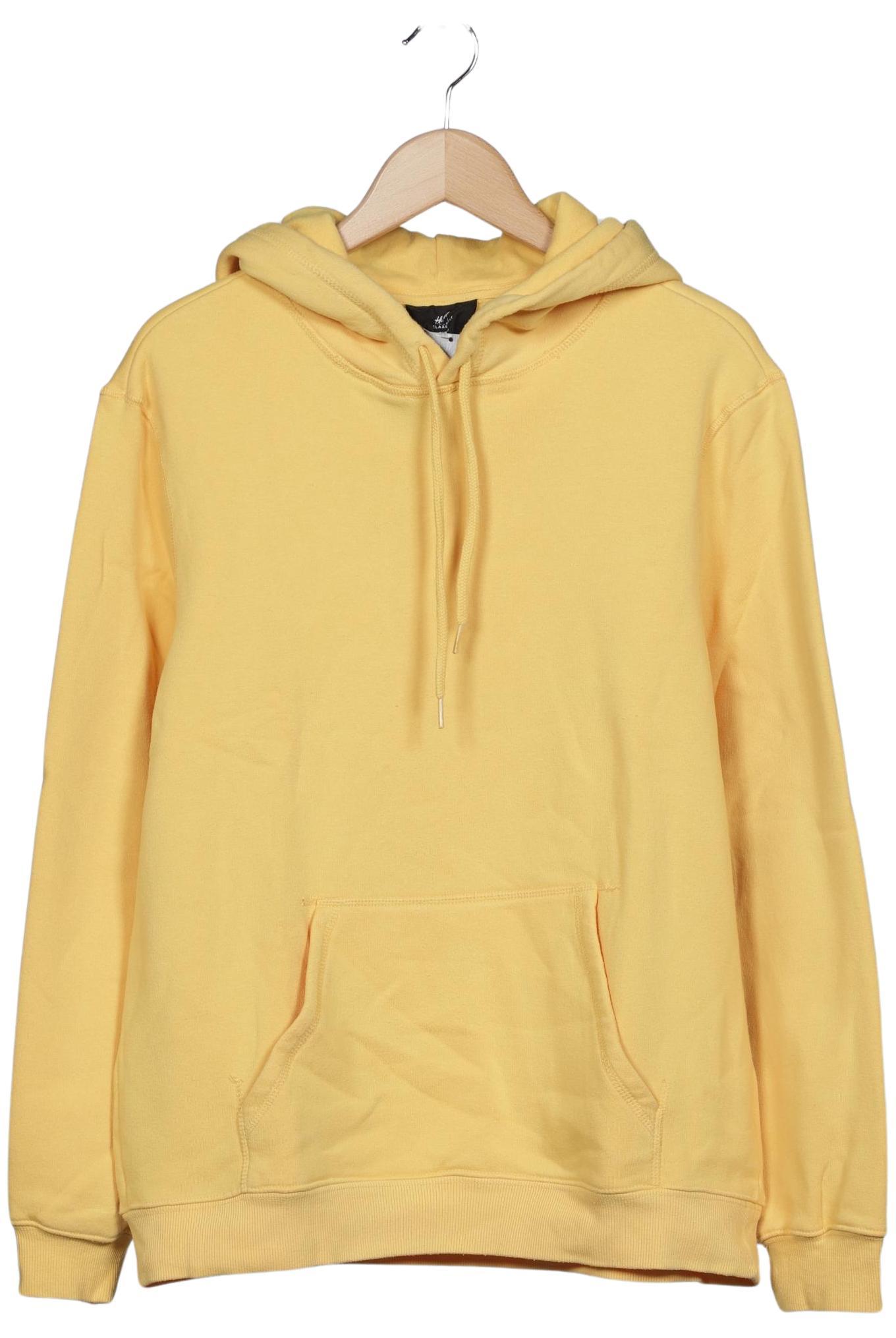 

H&M Damen Kapuzenpullover, gelb, Gr. 38