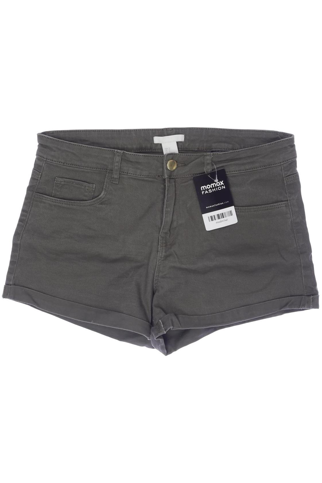 

H&M Damen Shorts, grün, Gr. 38