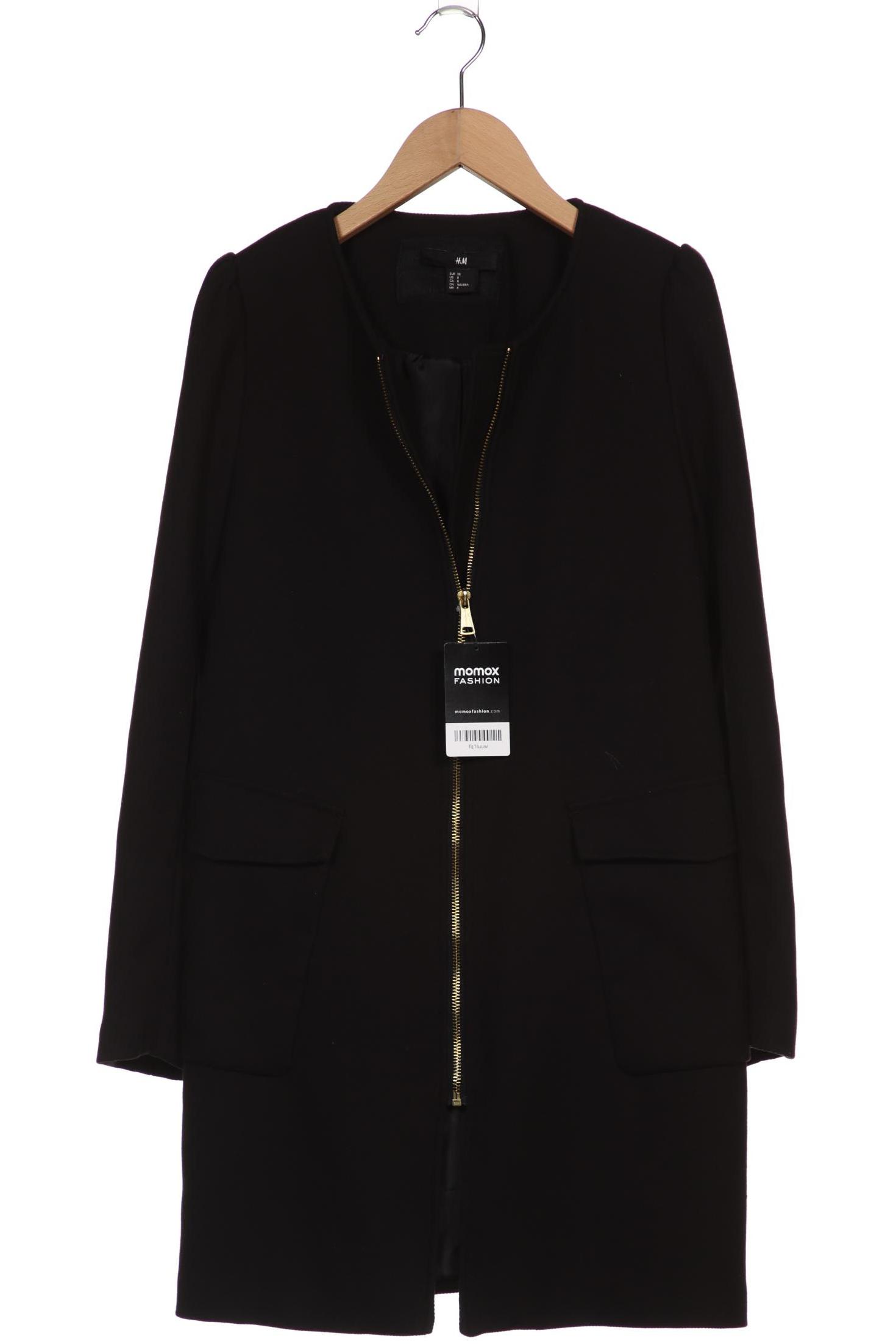 

H&M Damen Mantel, schwarz