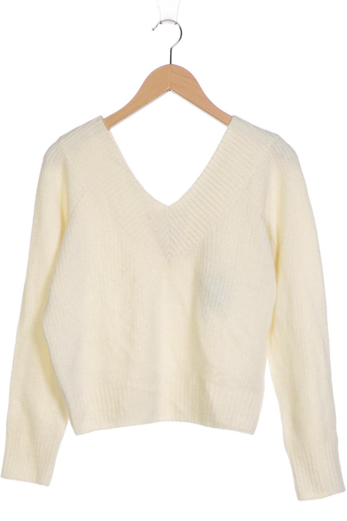 

H&M Damen Pullover, weiß, Gr. 42