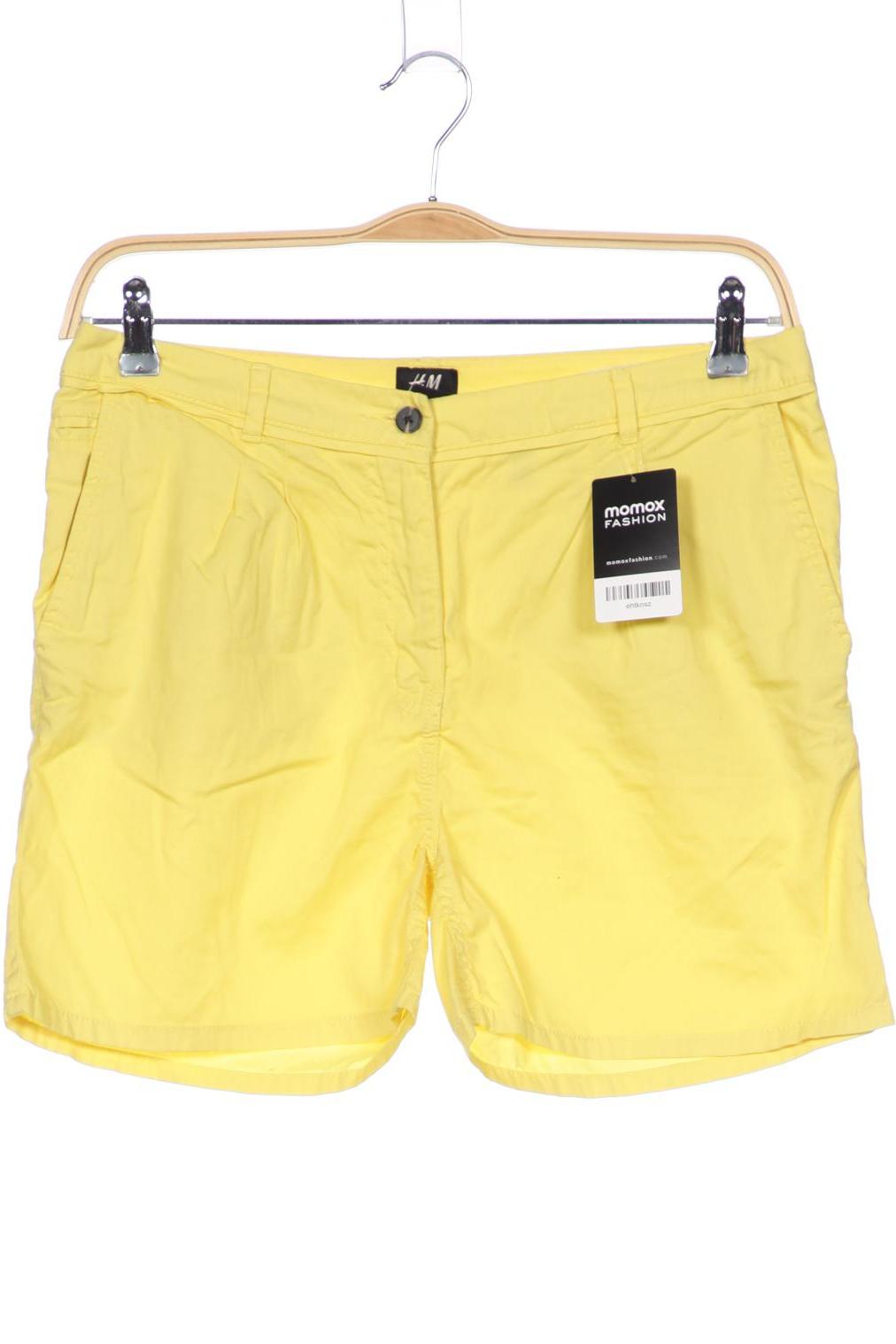 

H&M Damen Shorts, gelb, Gr. 38
