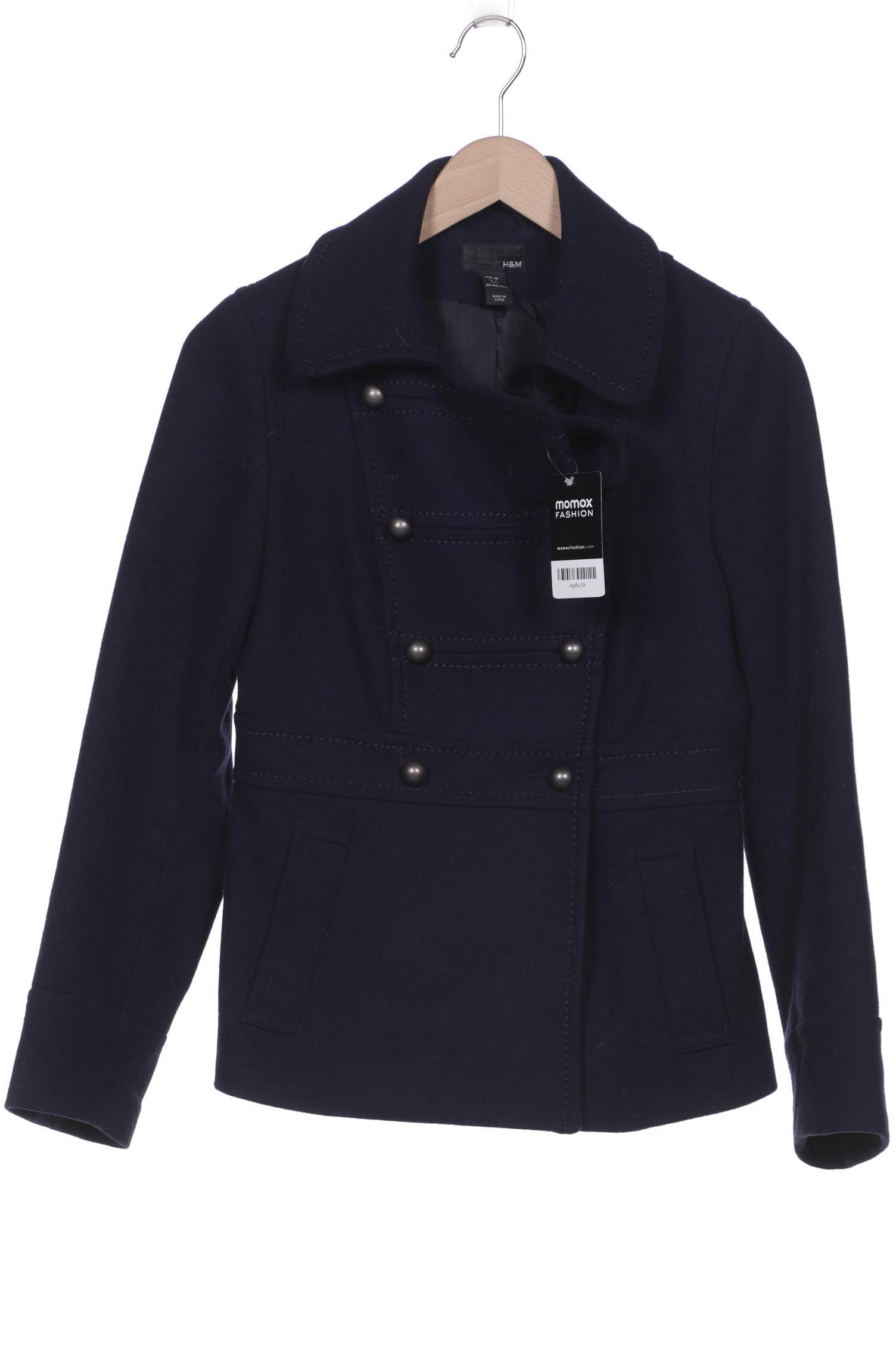 

H&M Damen Mantel, marineblau