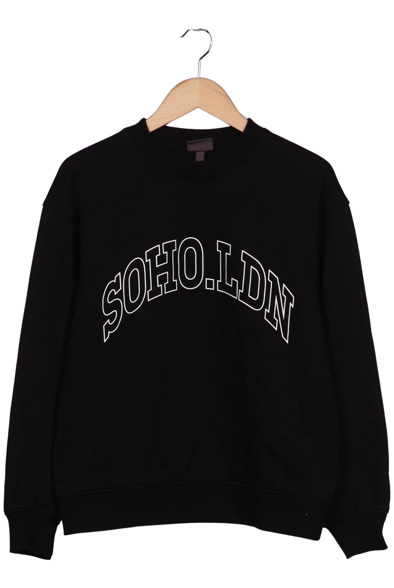 

H&M Damen Sweatshirt, schwarz, Gr. 36