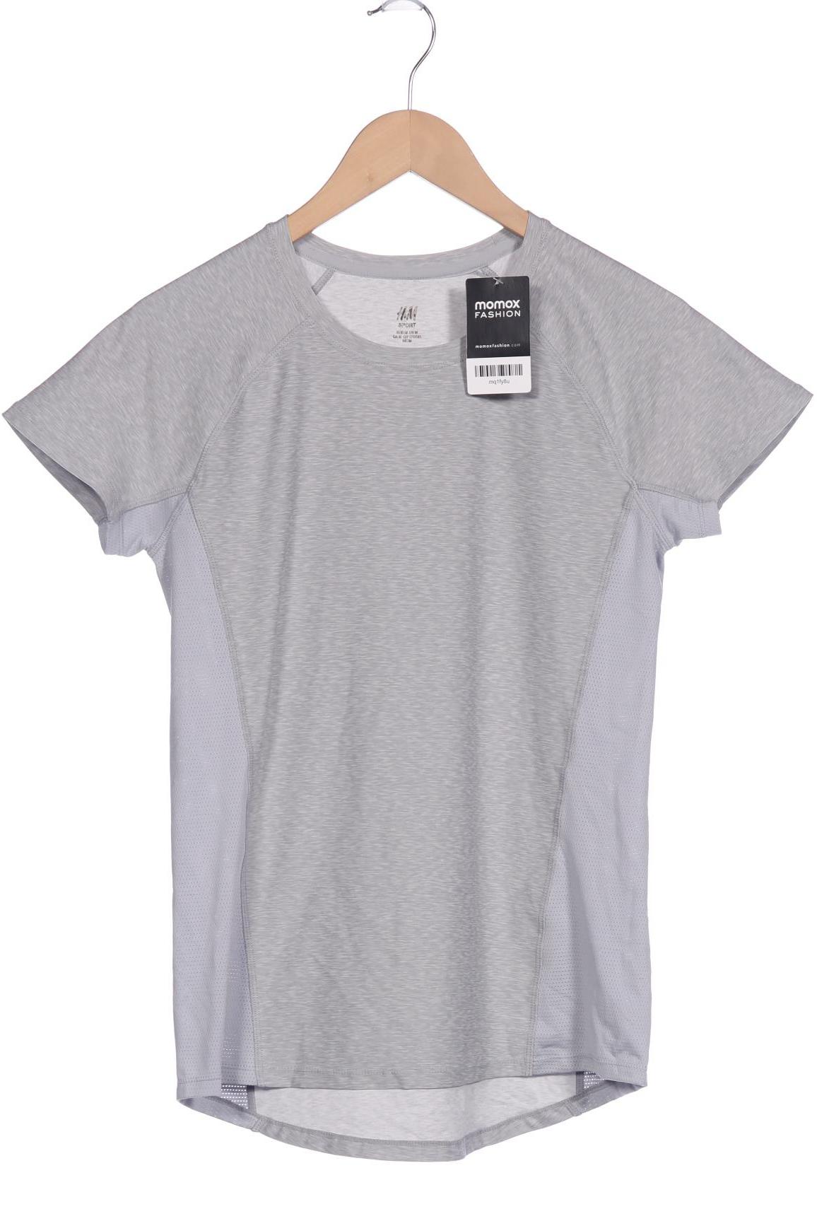 

H&M Damen T-Shirt, grau, Gr. 38