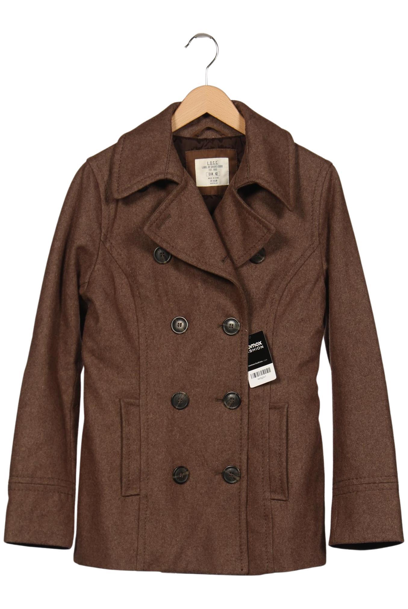 

H&M Damen Mantel, braun, Gr. 42