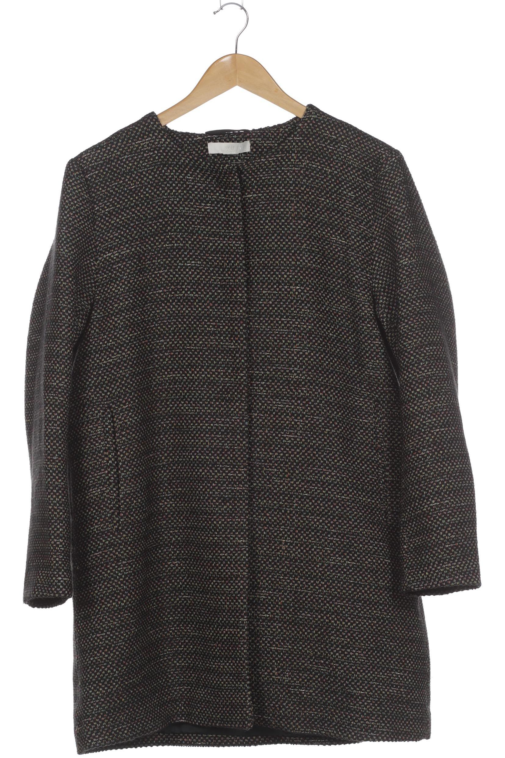 

H&M Damen Mantel, grün, Gr. 42
